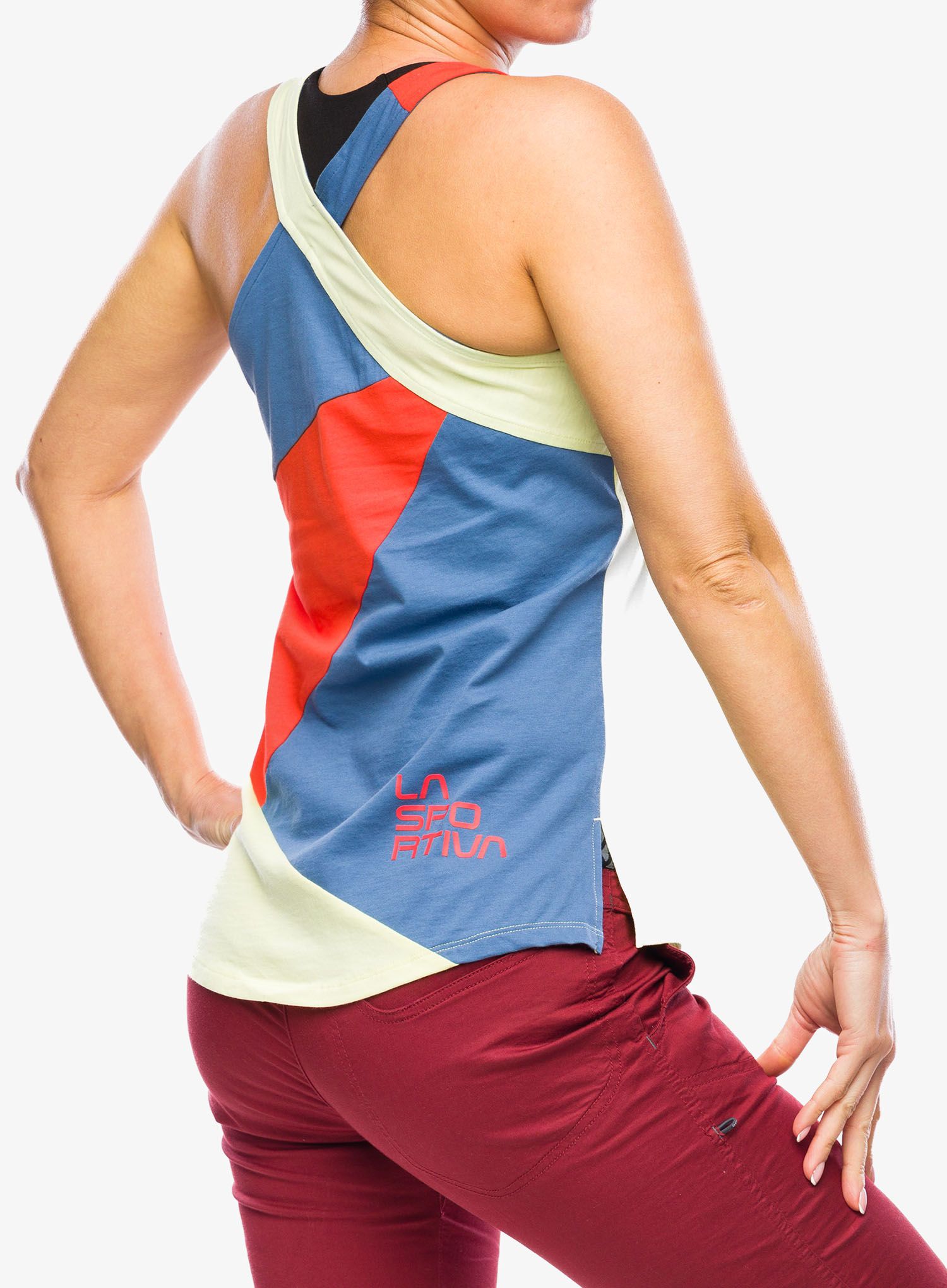 Dámský lezecký top La Sportiva Twist Tank - moonlight/zest