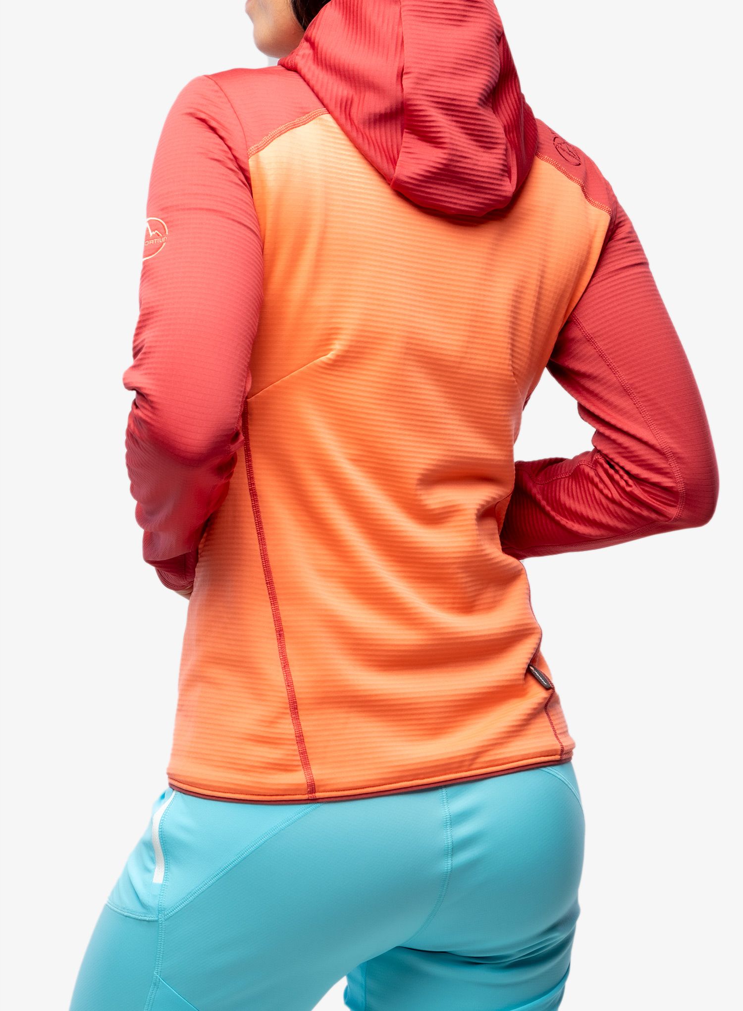 Dámská mikina s kapucí La Sportiva Upendo Hoody - flamingo/velvet