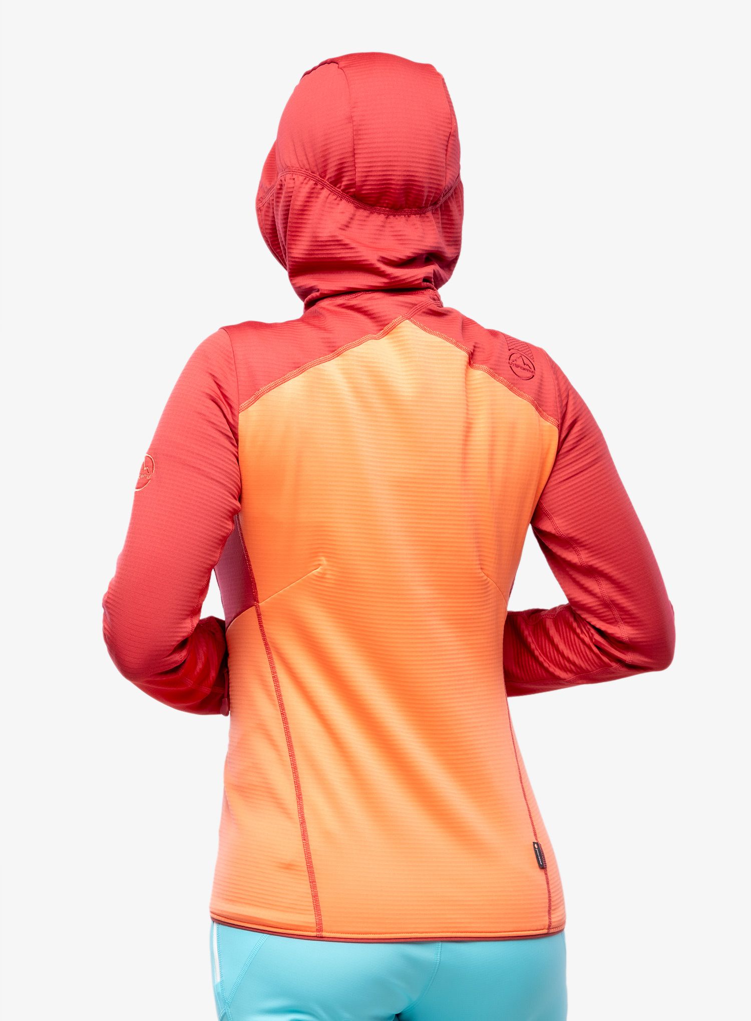 Dámská mikina s kapucí La Sportiva Upendo Hoody - flamingo/velvet