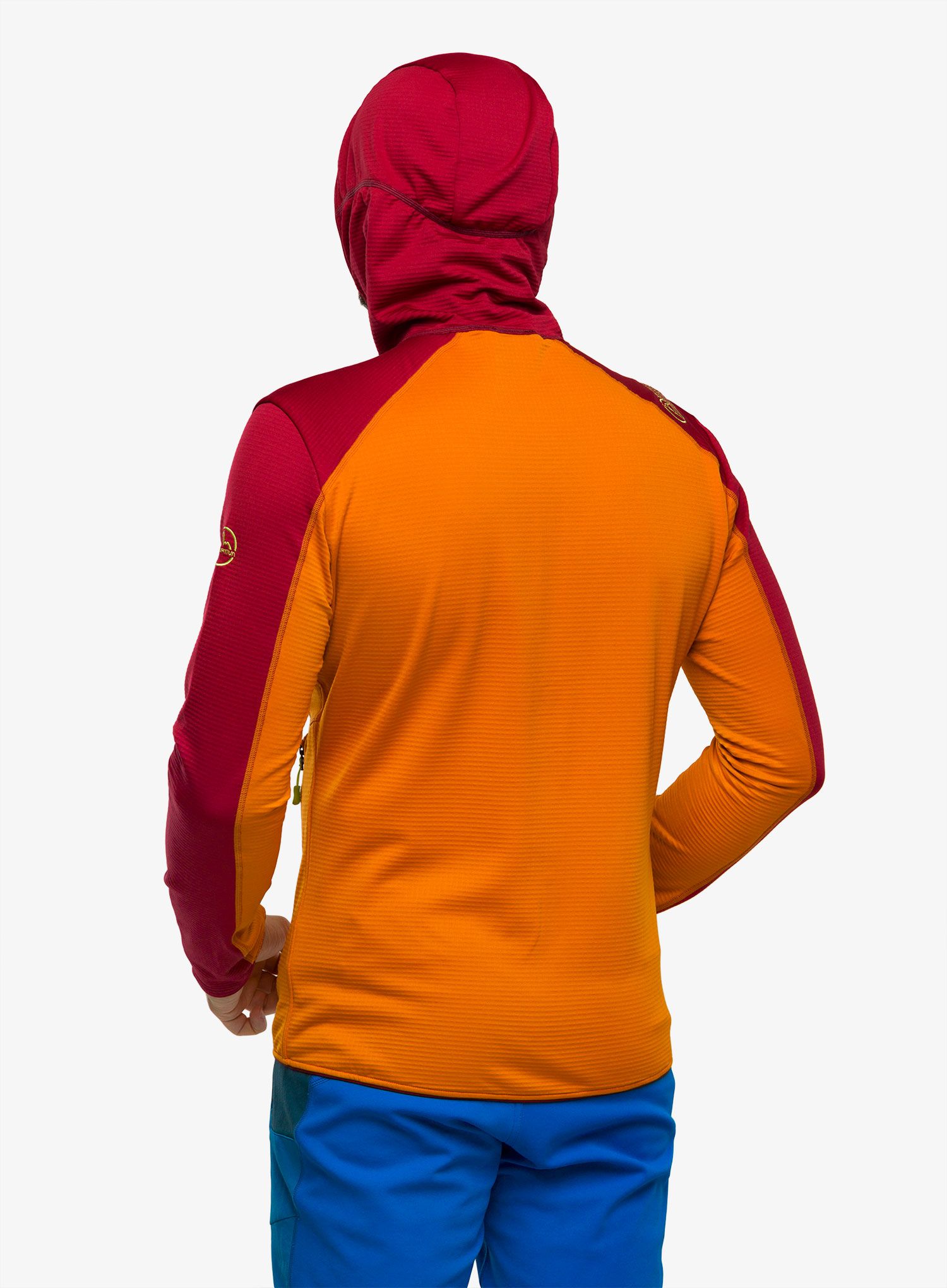 Mikina s kapucí La Sportiva Upendo Hoody - hawaiian sun/sangria