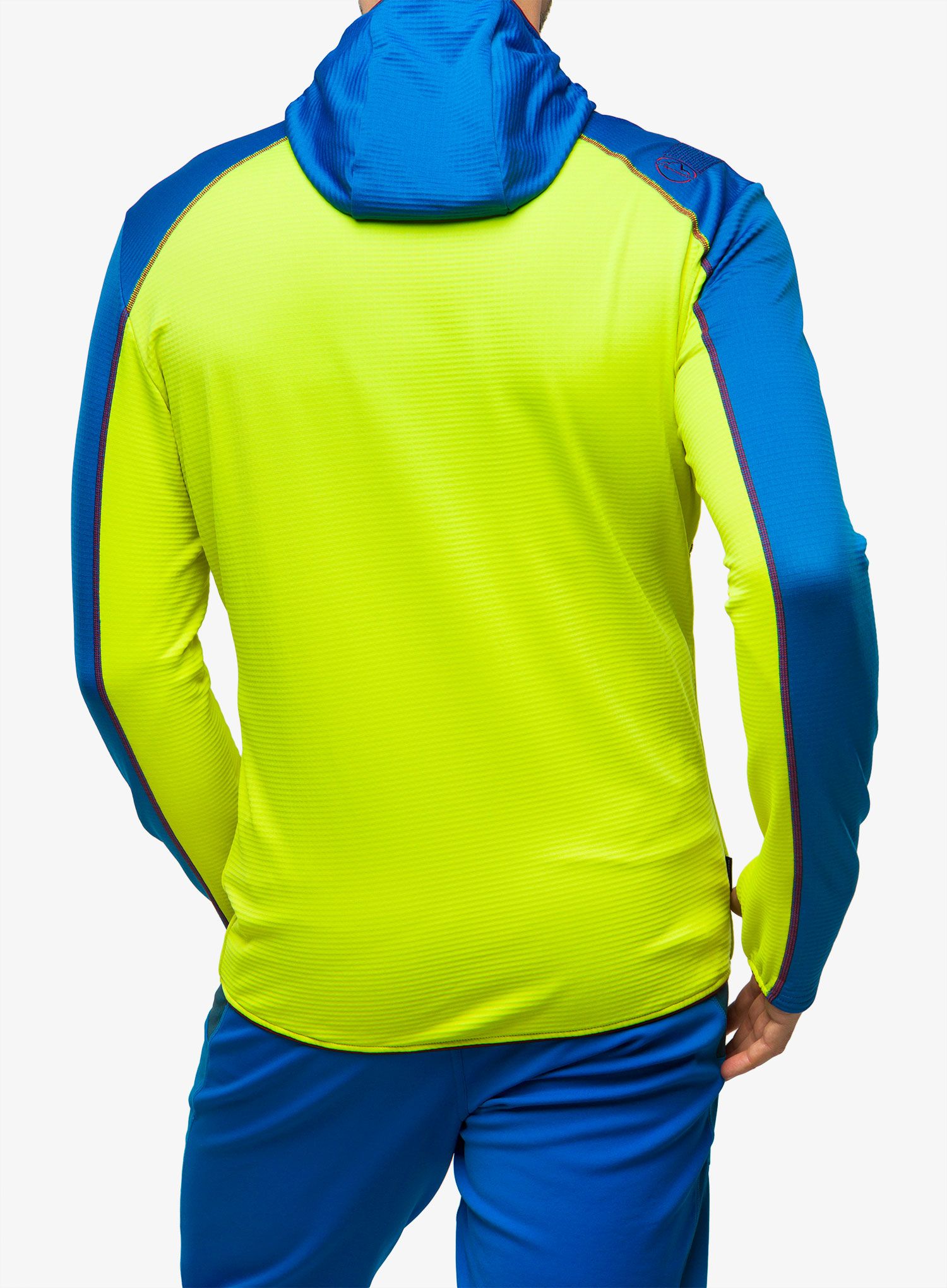 Mikina s kapucí La Sportiva Upendo Hoody - lime punch/electric blue