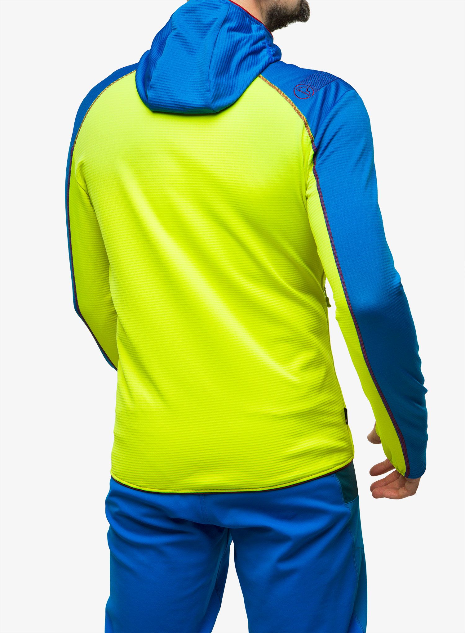 Mikina s kapucí La Sportiva Upendo Hoody - lime punch/electric blue