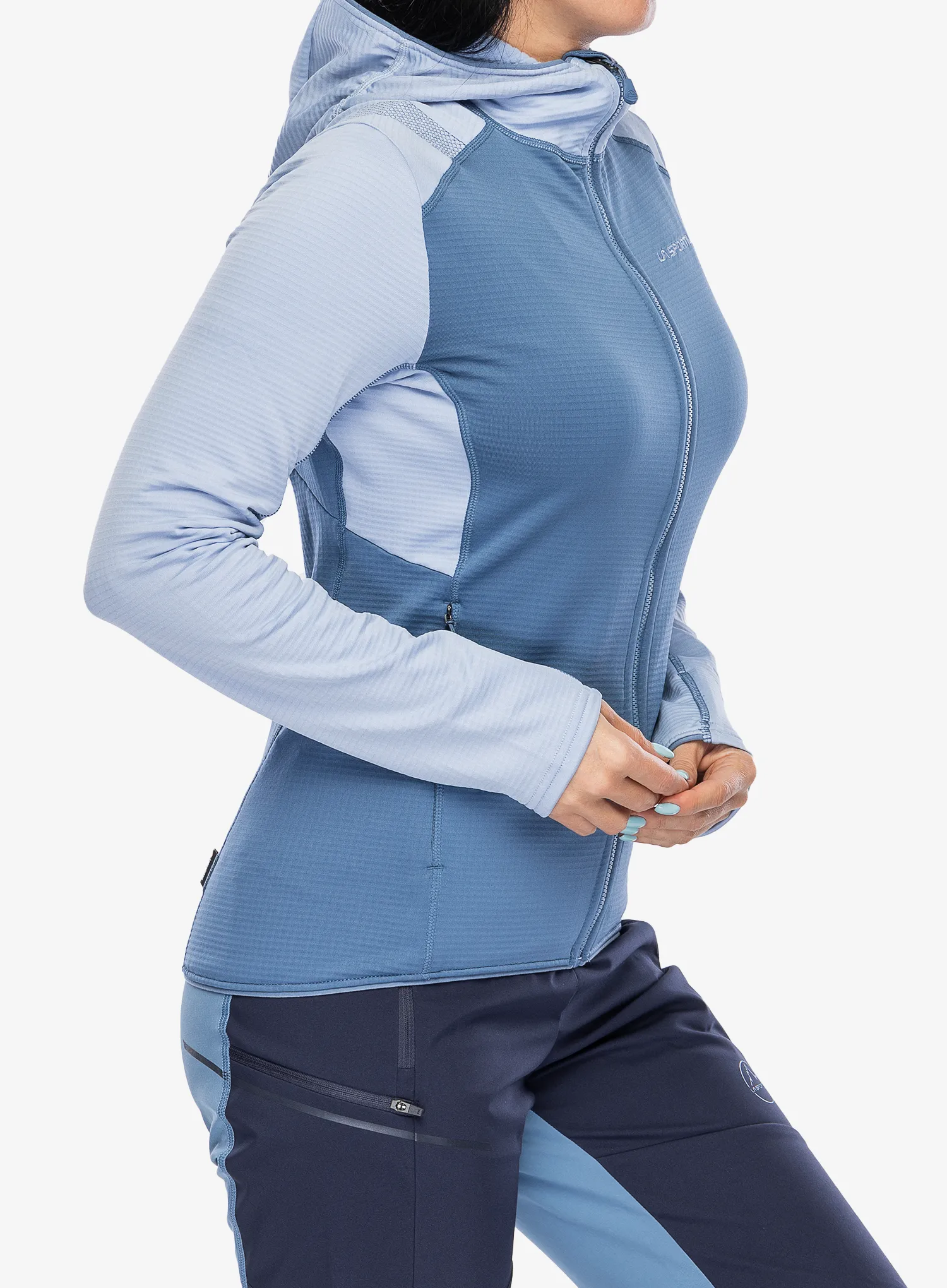 Dámská mikina s kapucí La Sportiva Upendo Hoody - moonlight/stone blue