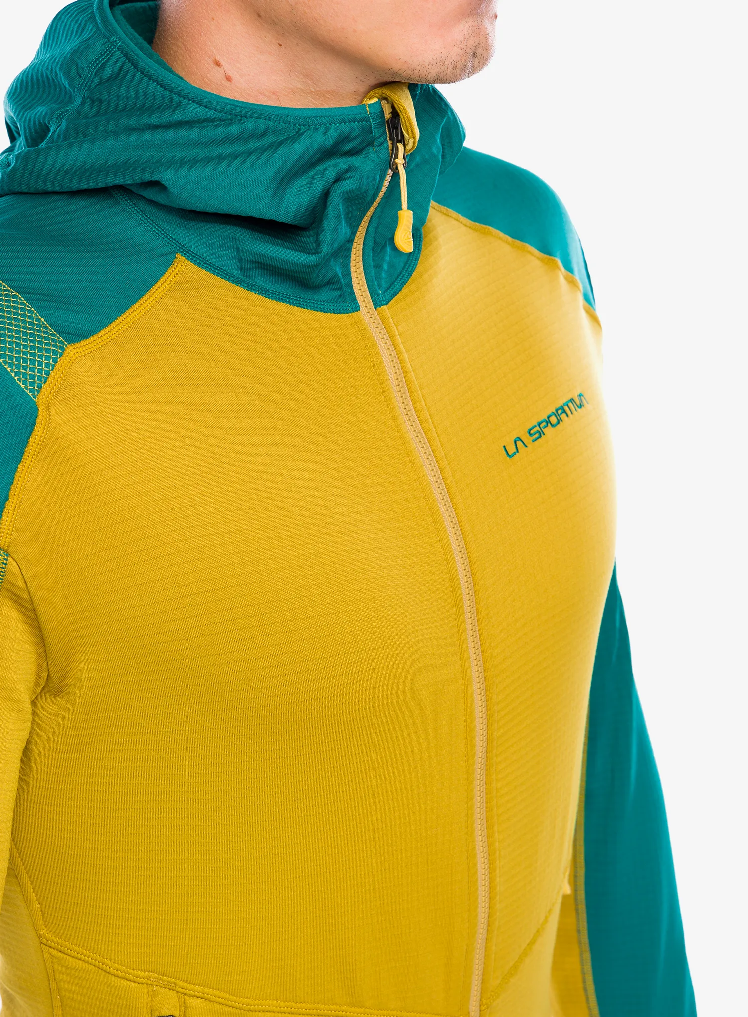 Mikina s kapucí La Sportiva Upendo Hoody - savana/everglade