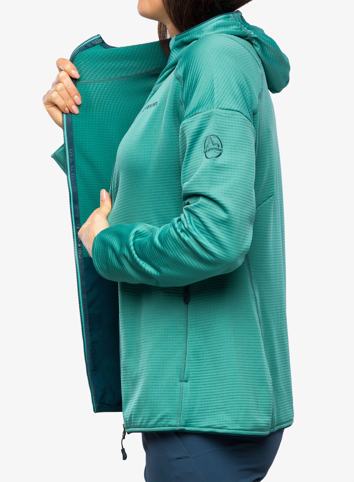 Dámská mikina s kapucí La Sportiva Upendo Hoody - lagoon/storm blue