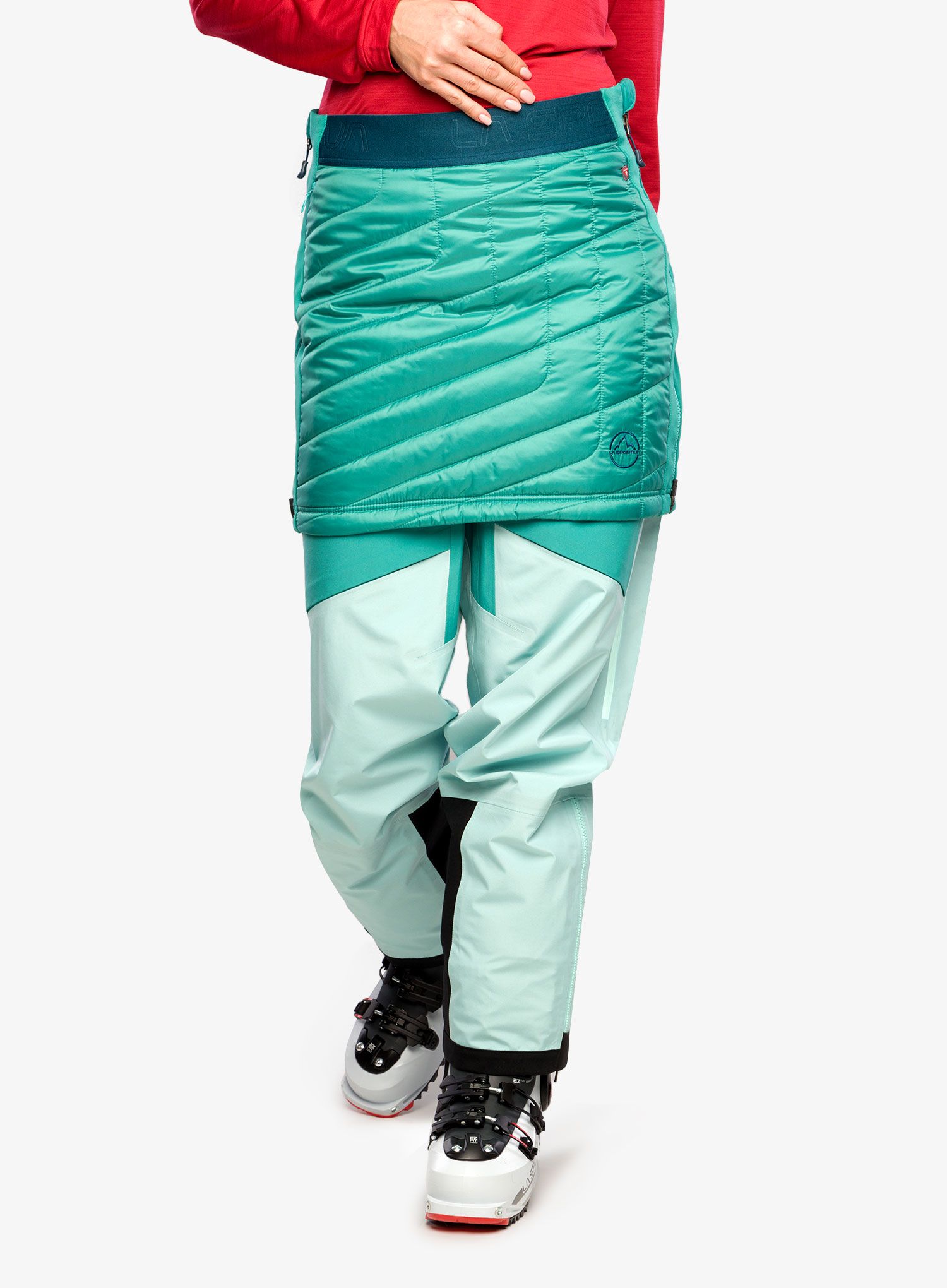 Zateplená sukně La Sportiva Warm Up Primaloft Skirt - lagoon/storm blue
