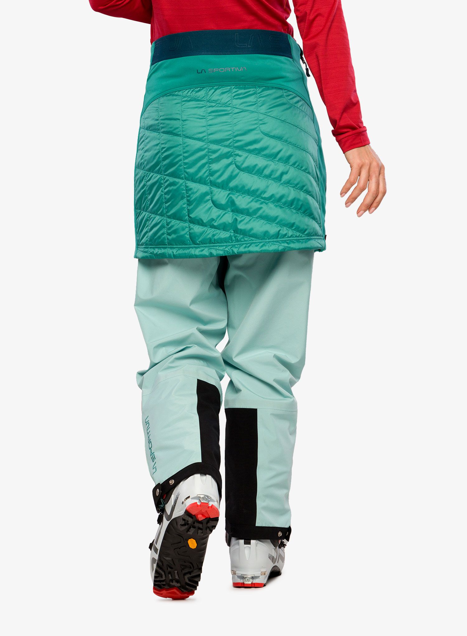 Zateplená sukně La Sportiva Warm Up Primaloft Skirt - lagoon/storm blue