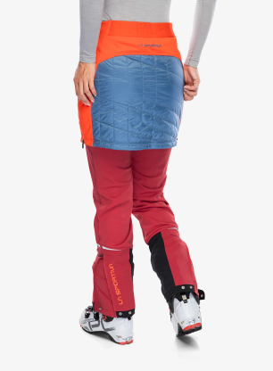 Zateplená sukně La Sportiva Warm Up Primaloft Skirt - moonlight/cherry tomato