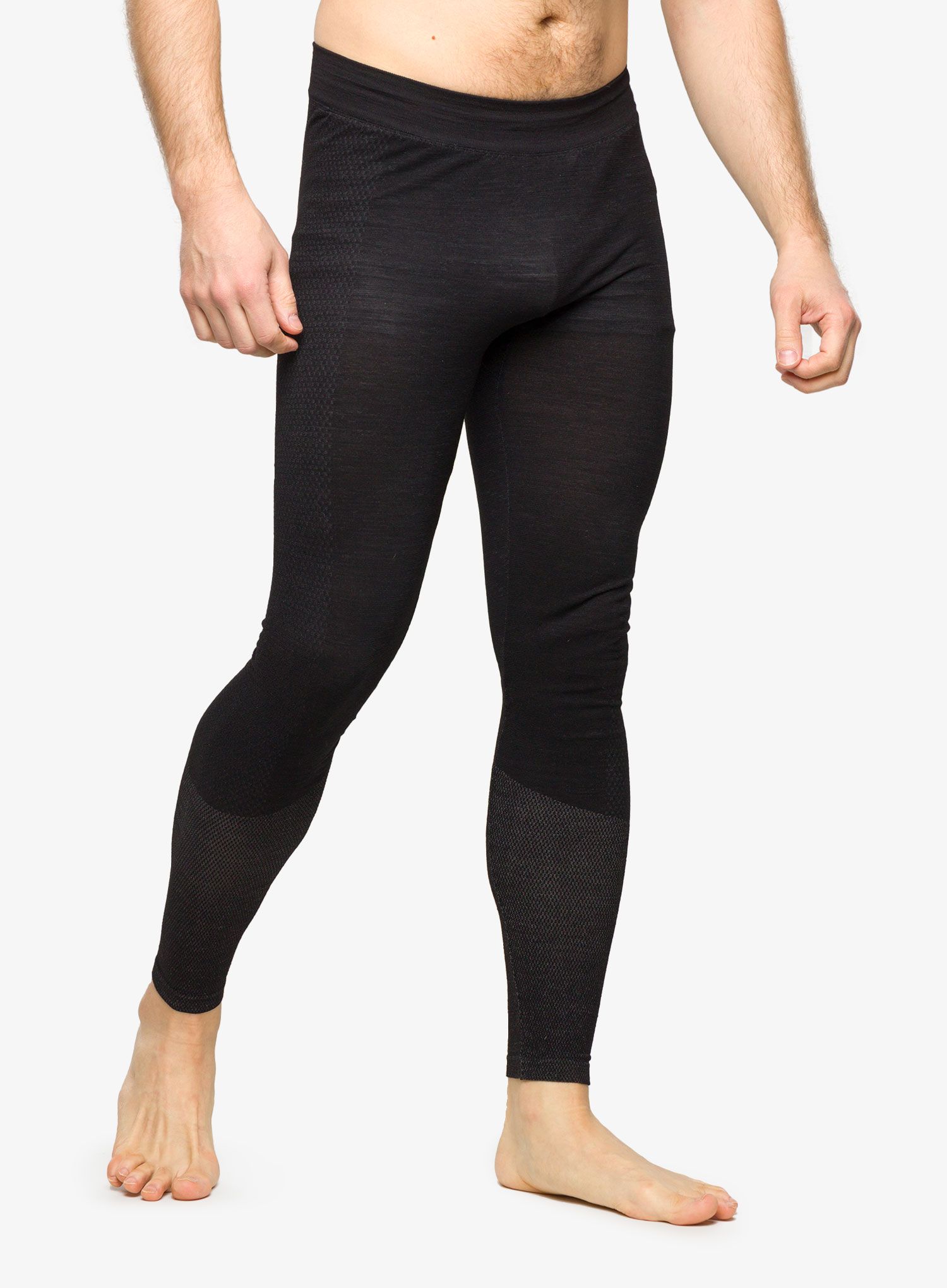 Termolegíny La Sportiva Wool40 Aero Pants - black/yellow