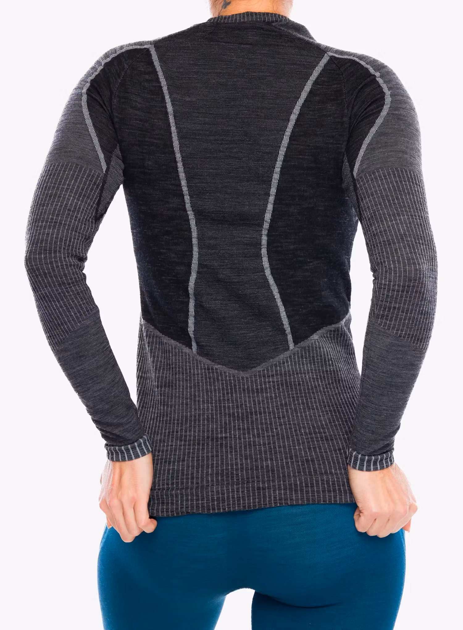 Dámská funkční mikina La Sportiva Wool70 Tech Longsleeve - carbon/cloud