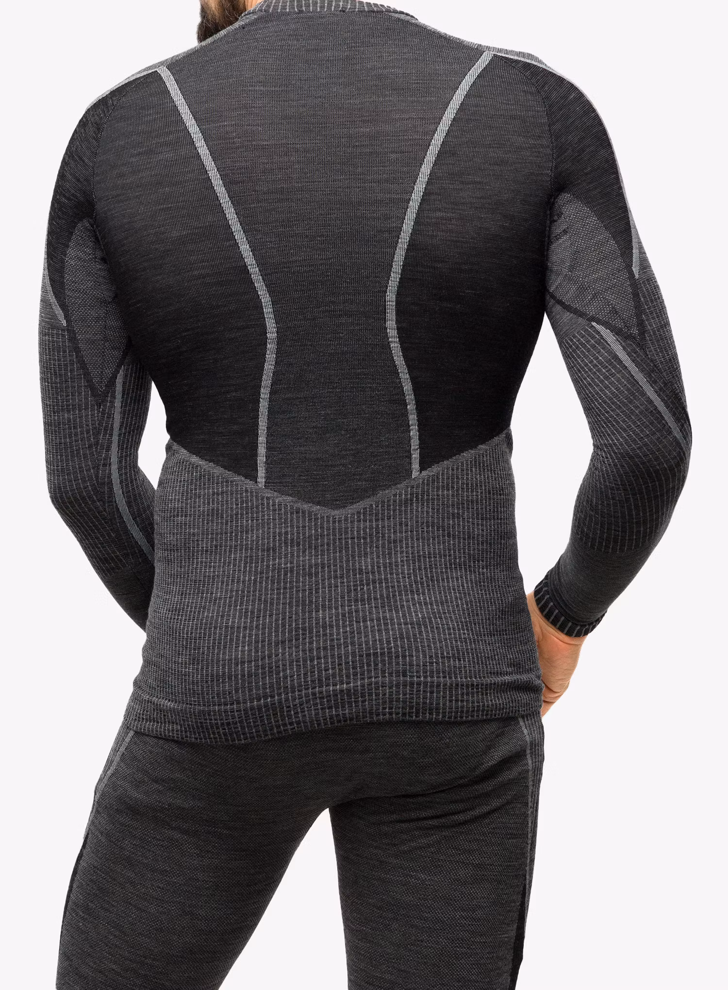 Funkční mikina La Sportiva Wool70 Tech Longsleeve - carbon/cloud