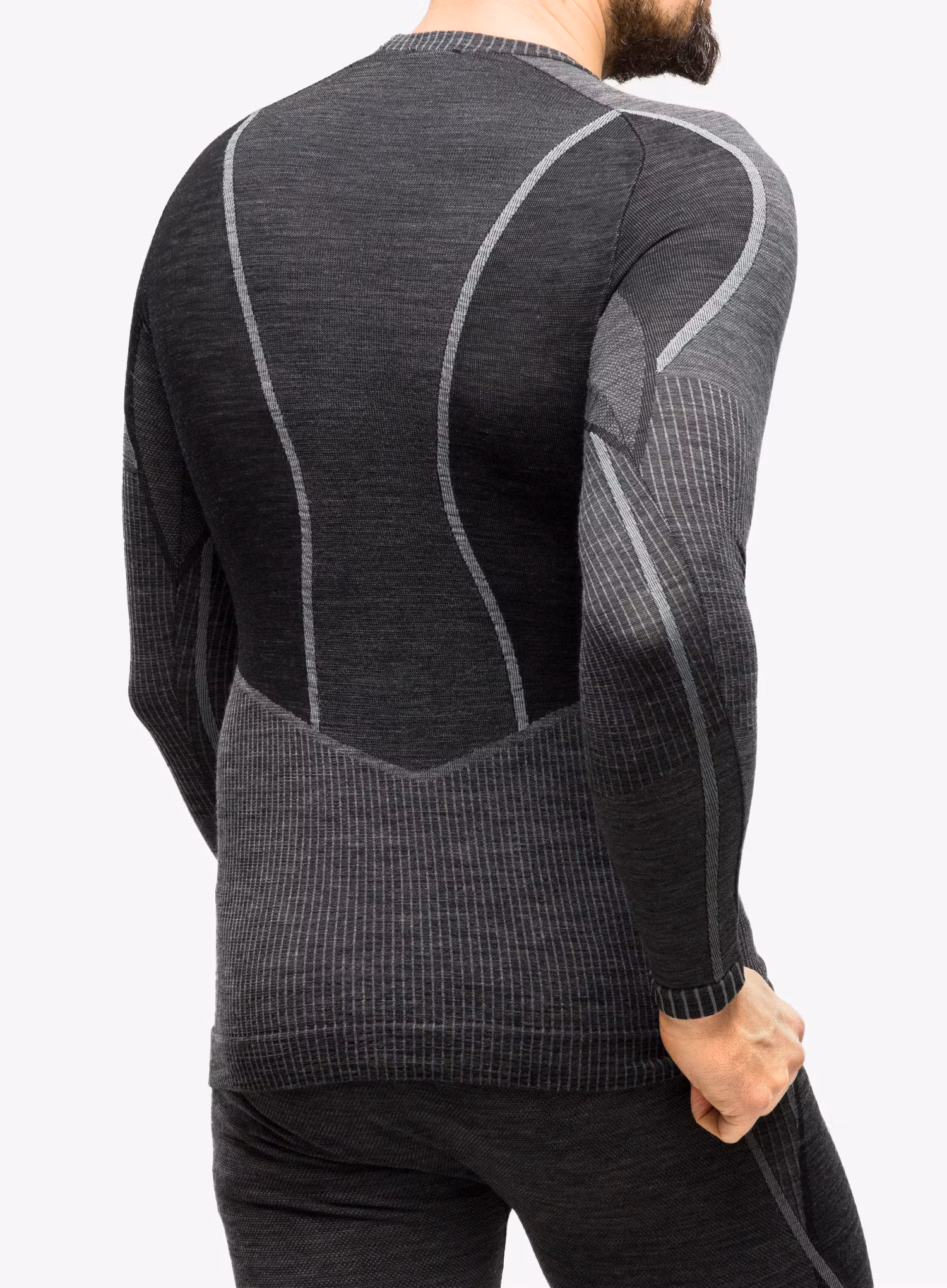 Funkční mikina La Sportiva Wool70 Tech Longsleeve - carbon/cloud