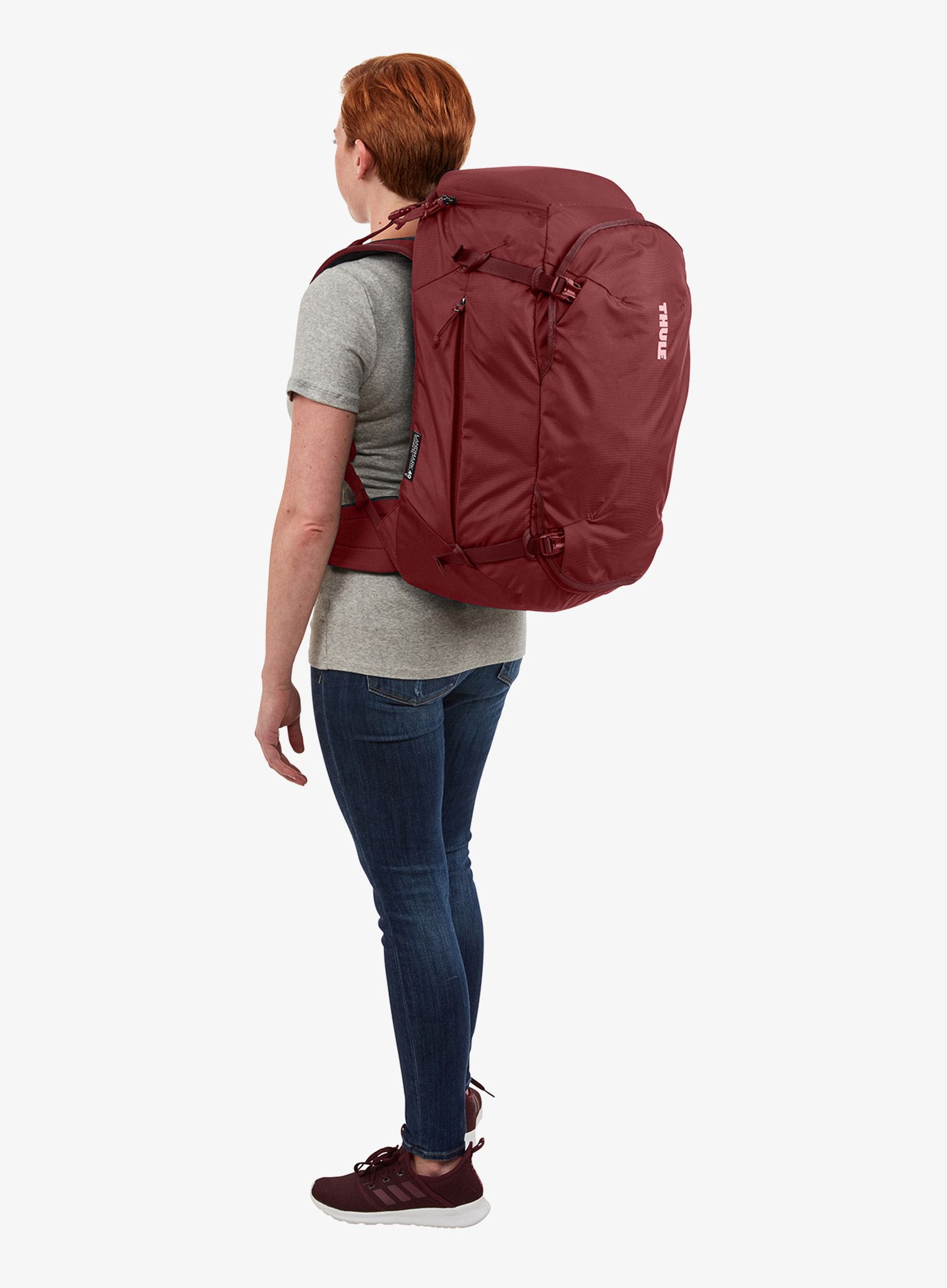 Cestovní batoh dámský Thule Landmark 40 L W - dark bordeaux