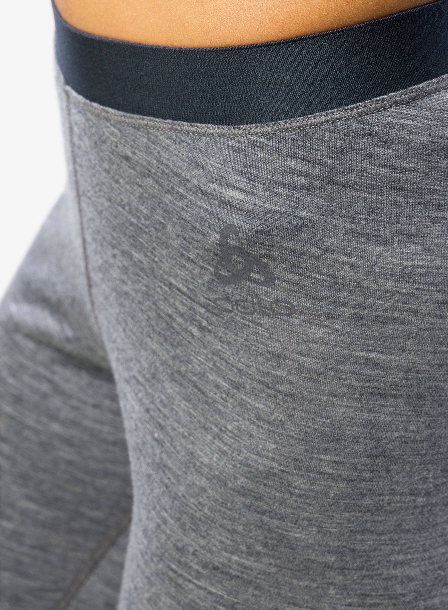 Termolegíny dámské Odlo Merino 200 BL Bottom Long - steel grey melange