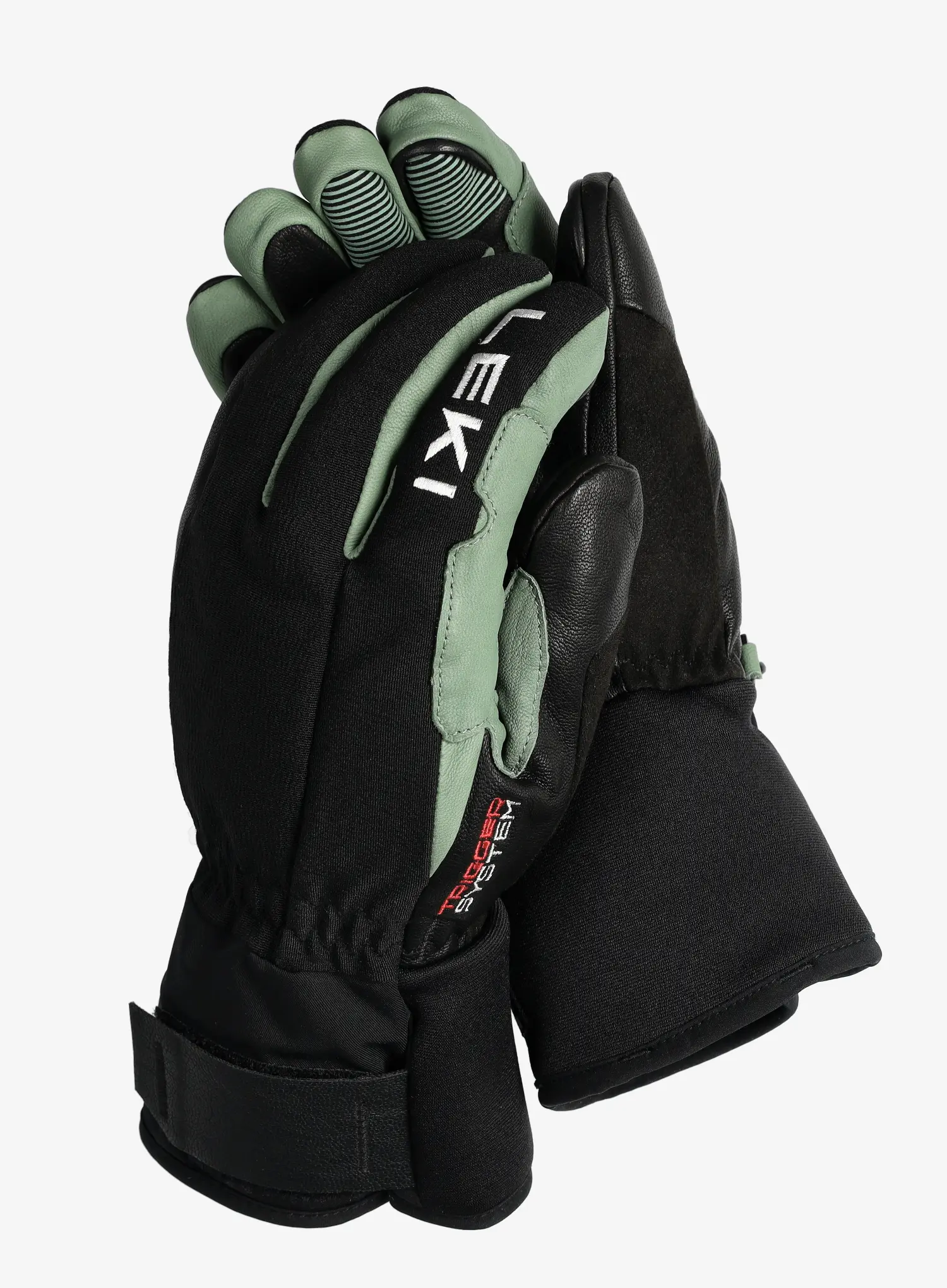 Lyžařské rukavice Leki Argus Thermo 3D - black/dusty green
