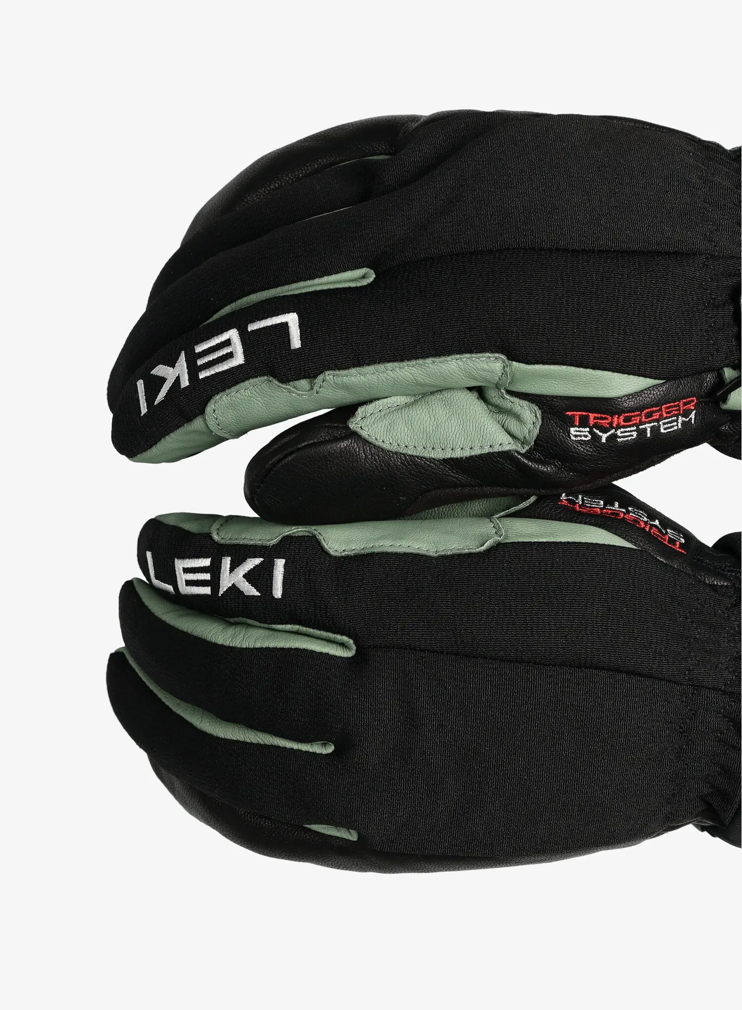 Lyžařské rukavice Leki Argus Thermo 3D - black/dusty green