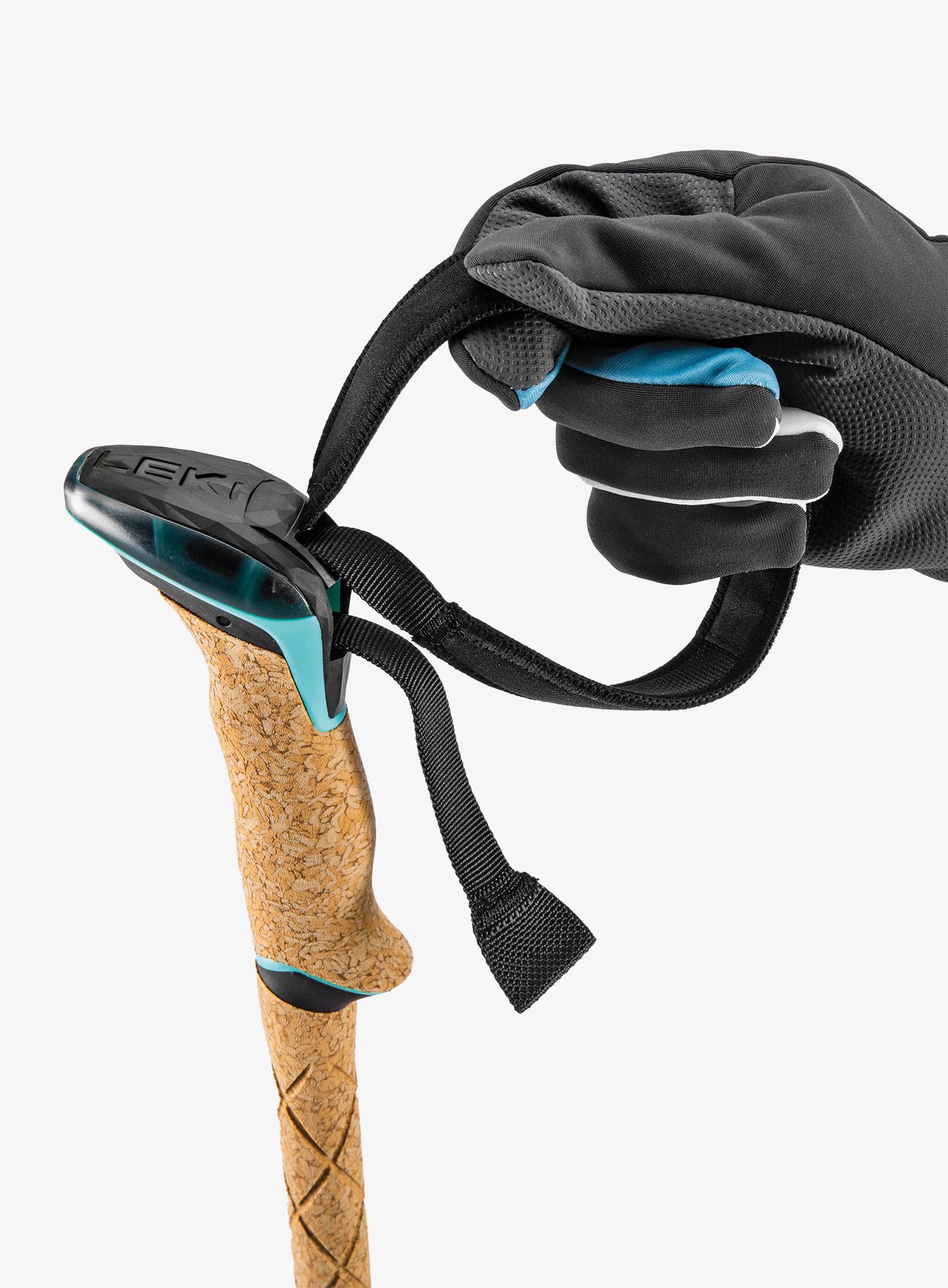 Skialpové hole Leki Bernina Lite 3 - black/blue