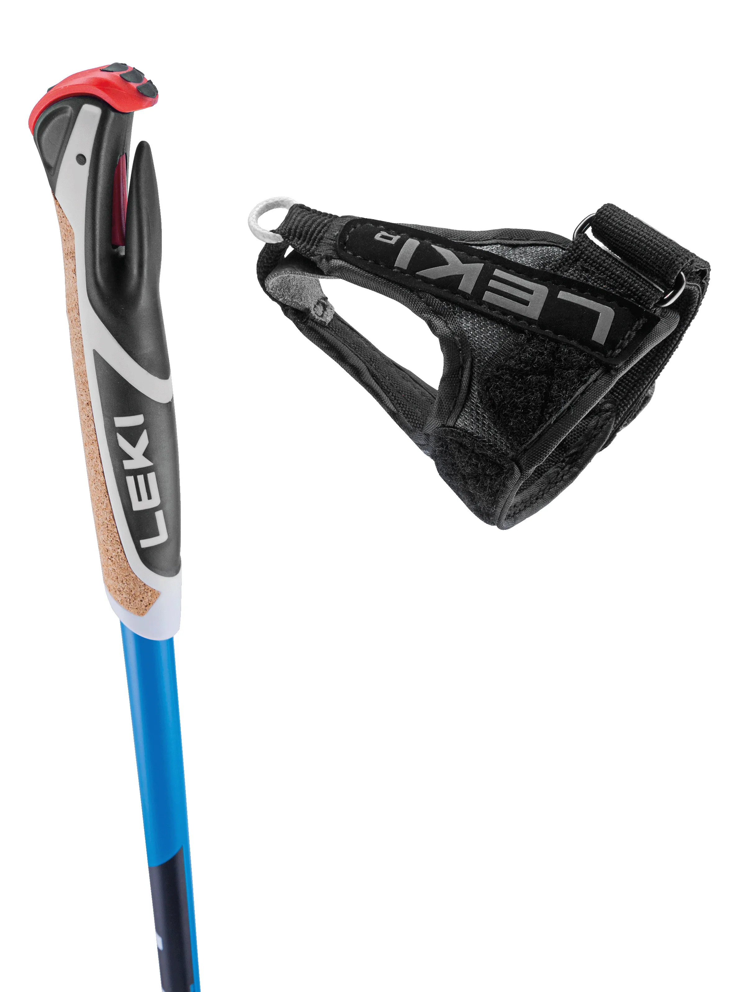 Hůlky na běžky Leki CC 450 - brightblue/black/white