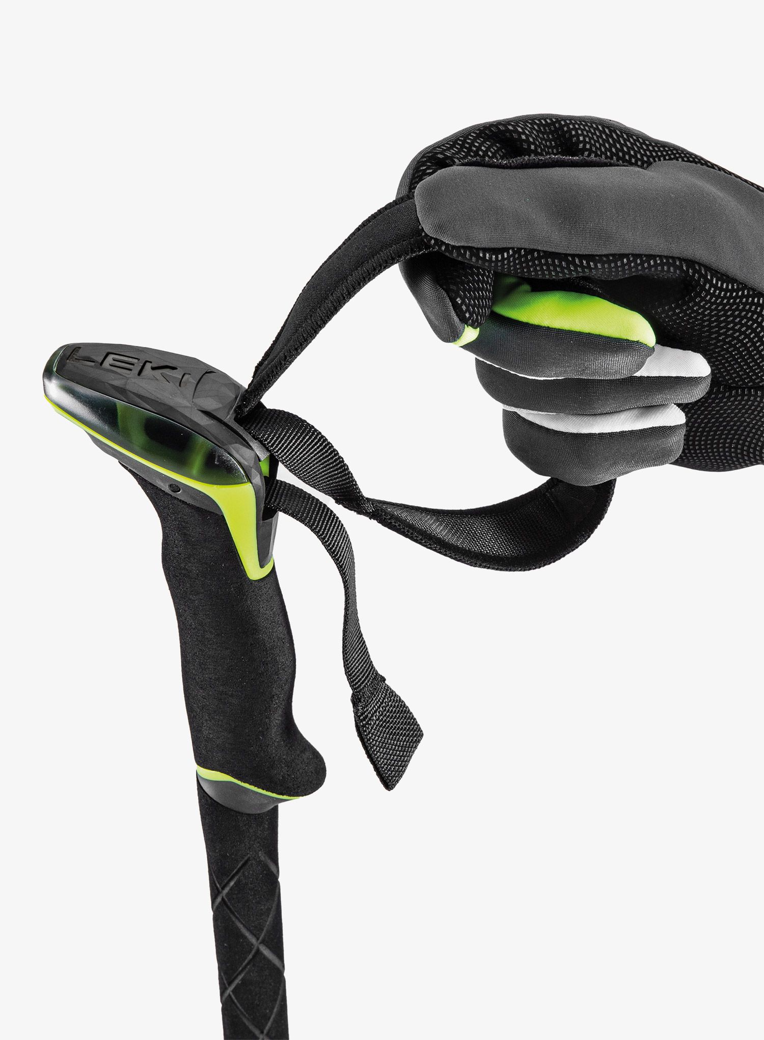 Skialpové hole Leki Guide 3 - black/yellow