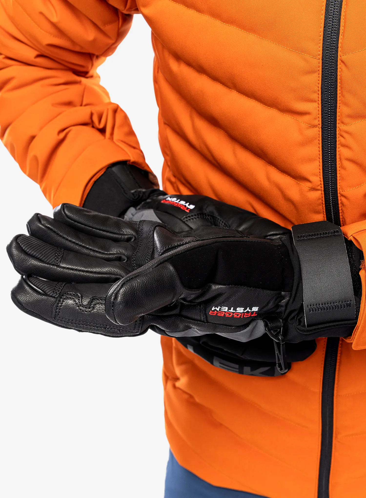 Lyžařské rukavice Leki Hevon Thermo 3D - black
