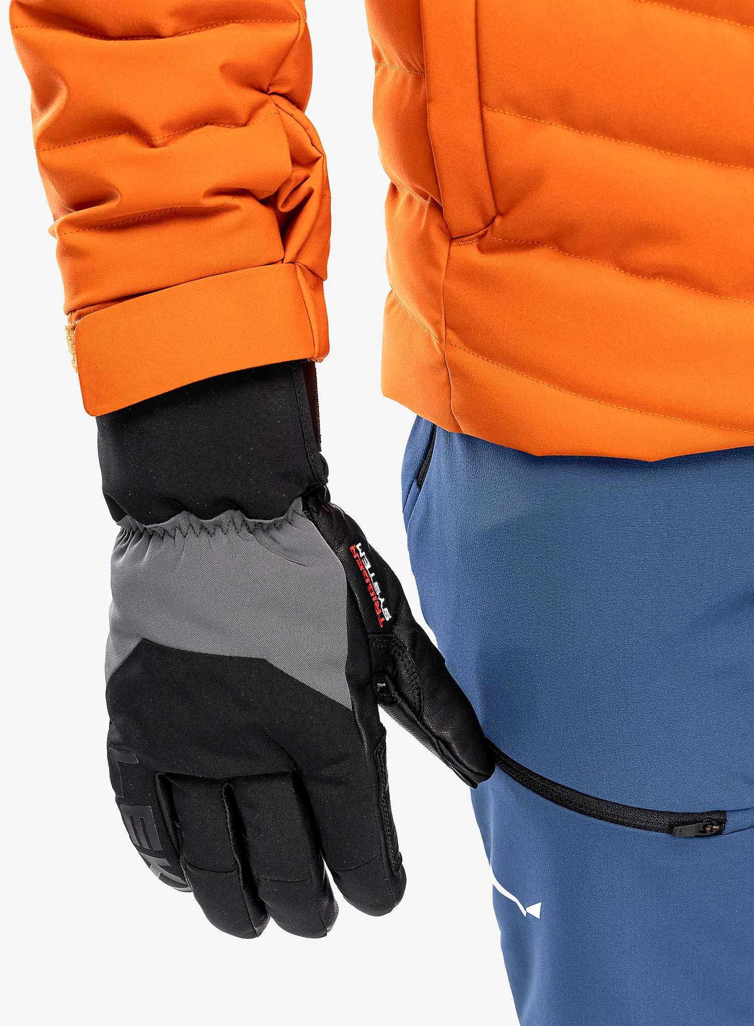 Lyžařské rukavice Leki Hevon Thermo 3D - black