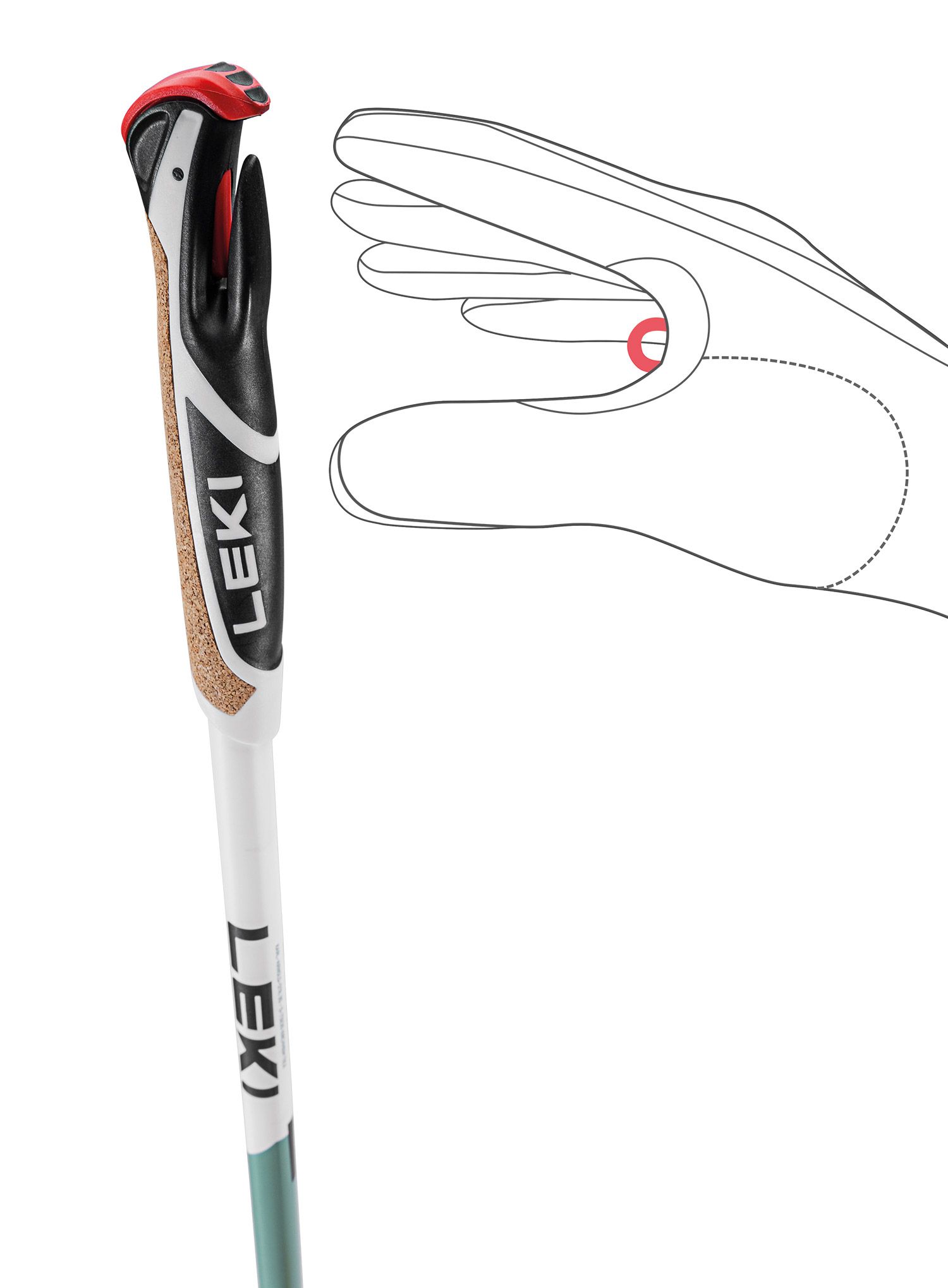 Hole nordic walking Leki Spin Shark SL