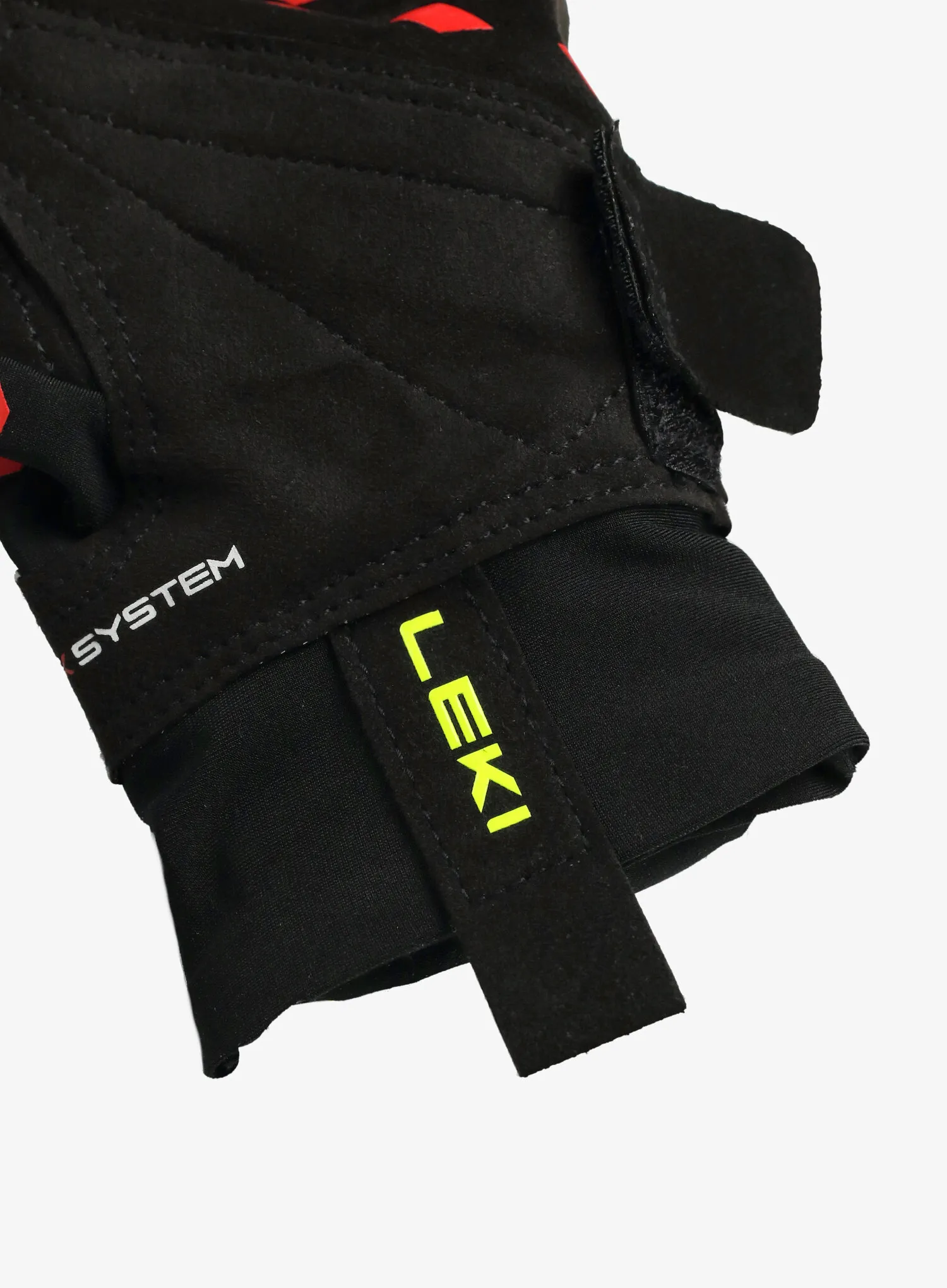Rukavice Leki Ultra Trail Storm Shark - black/red/neonyellow