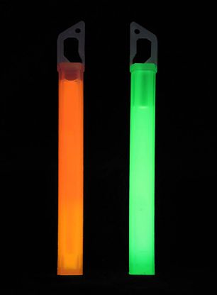 Chemické světlo Lifesystems 15H Glow Sticks 2 Pack - green/orange