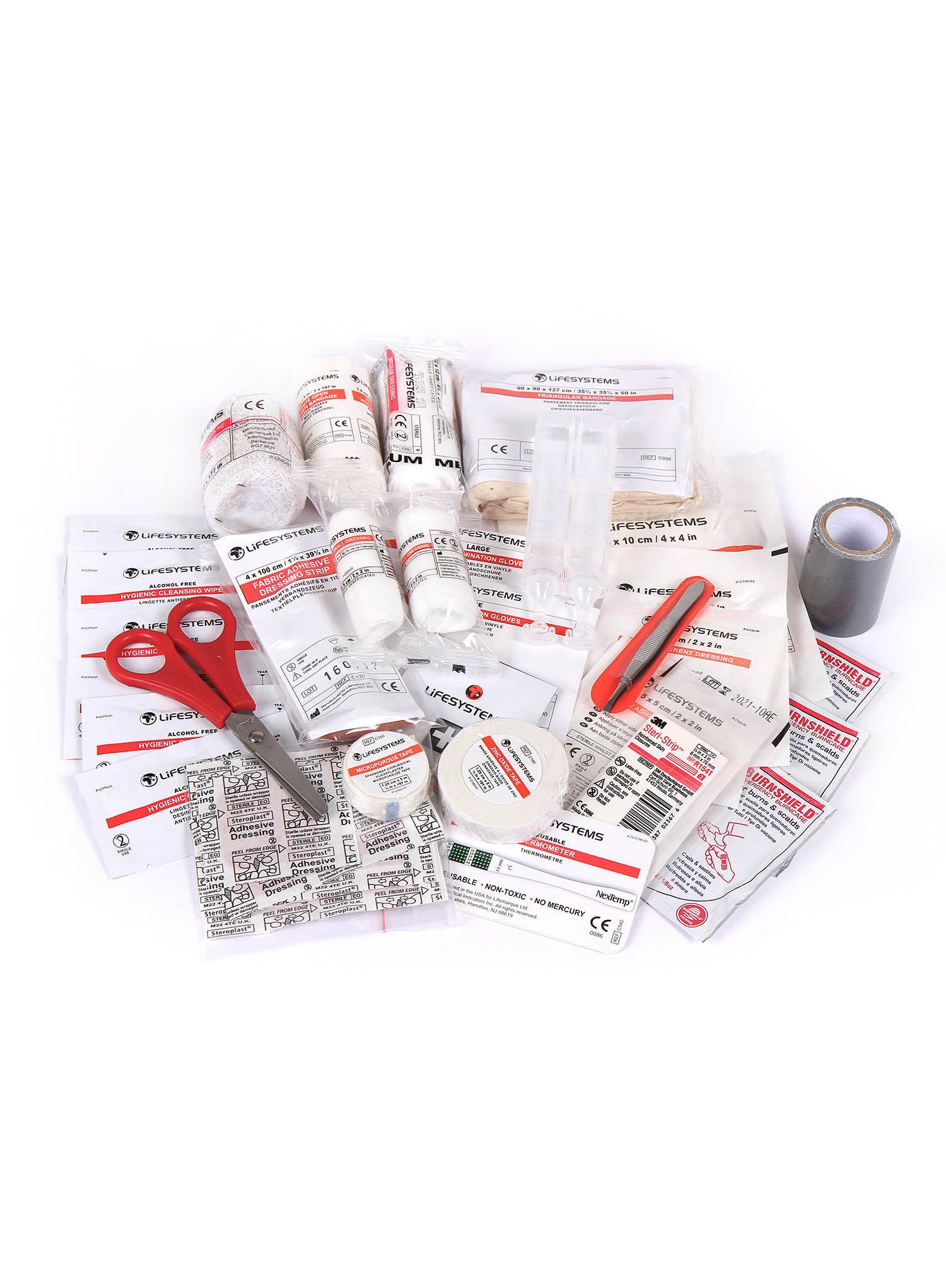 Cestovní lékárnička Lifesystems Camping First Kit Aid - red