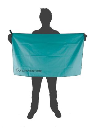 Rychleschnoucí ručník Lifeventure Recycled SoftFibre Trek Towel L - teal