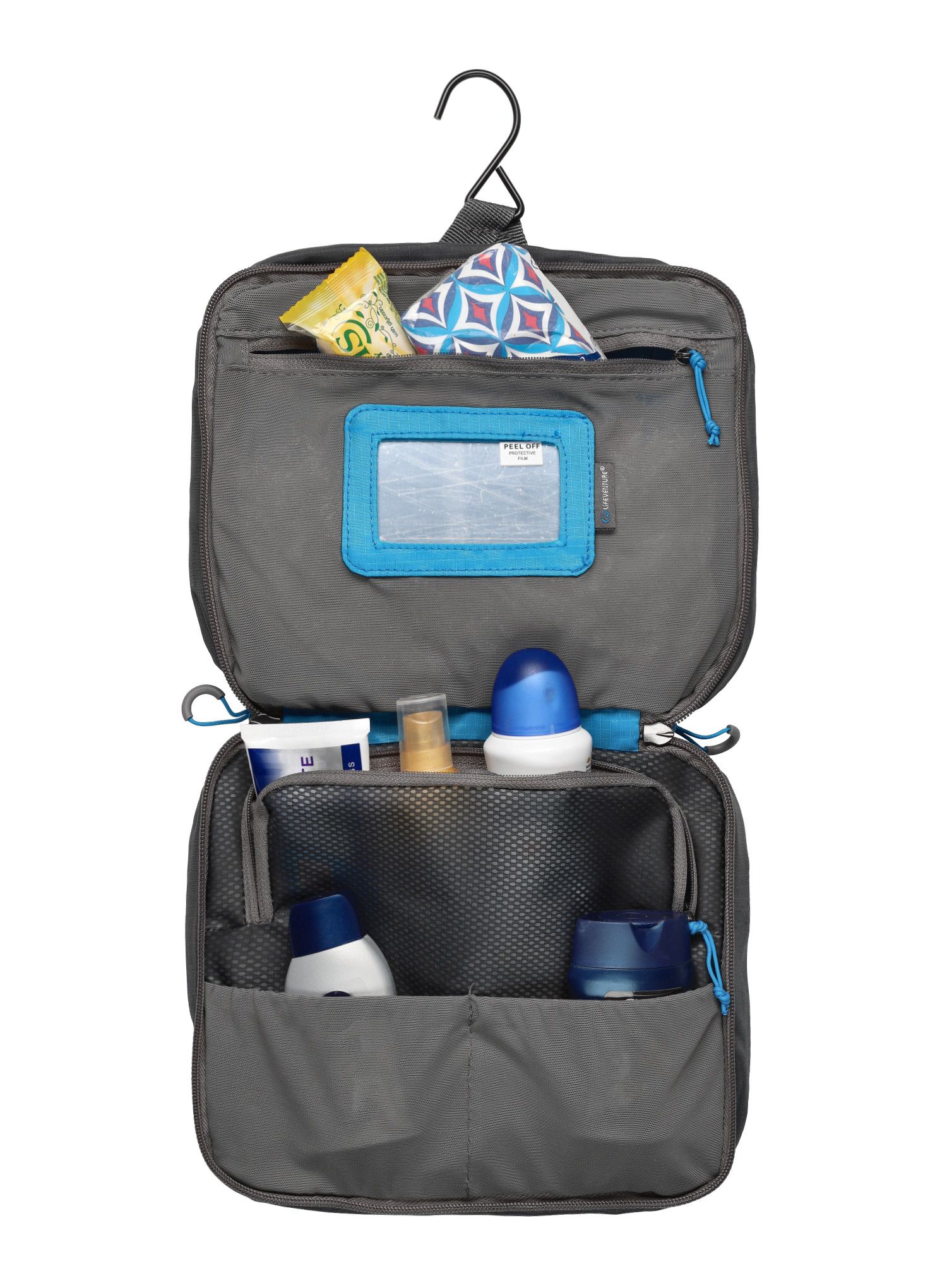 Cestovní kosmetická taška Lifeventure Wash Bag - large - grey