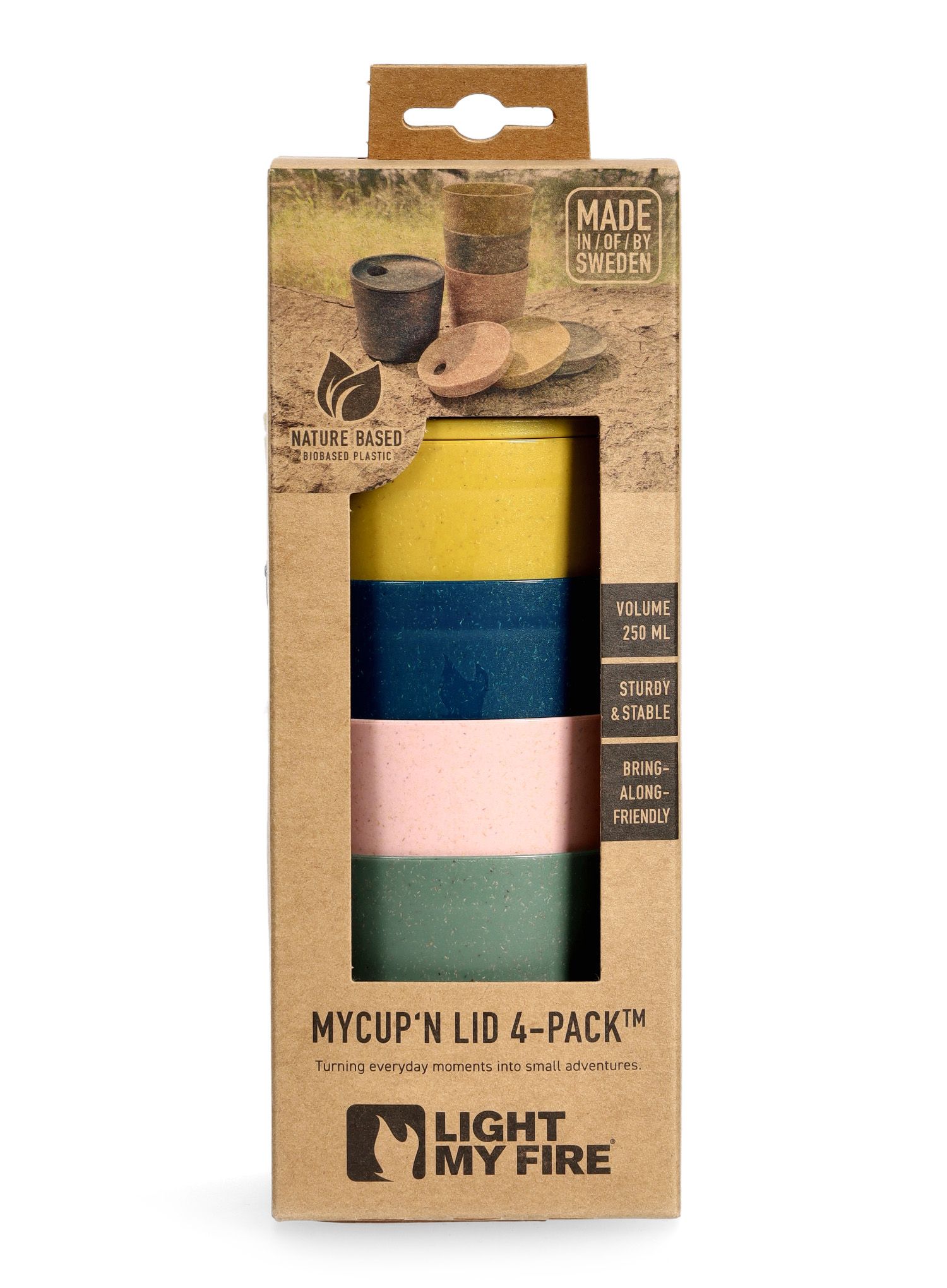 Hrnek Light My Fire MyCup'n Lid 4-Pack - multicolor