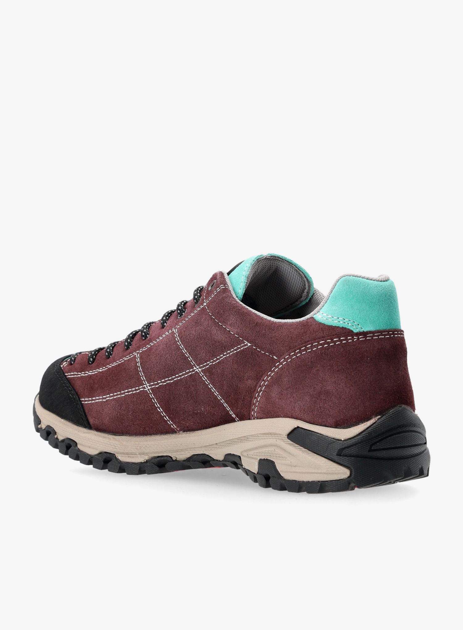 Outdoorové boty dámské Lomer Maipos Suede MTX - borgogna/mint