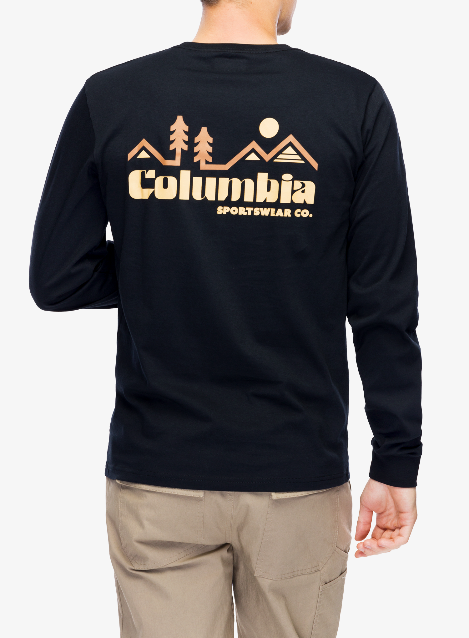 Longsleeve Columbia CSC Seasonal Logo LS Tee - black/peaked badge