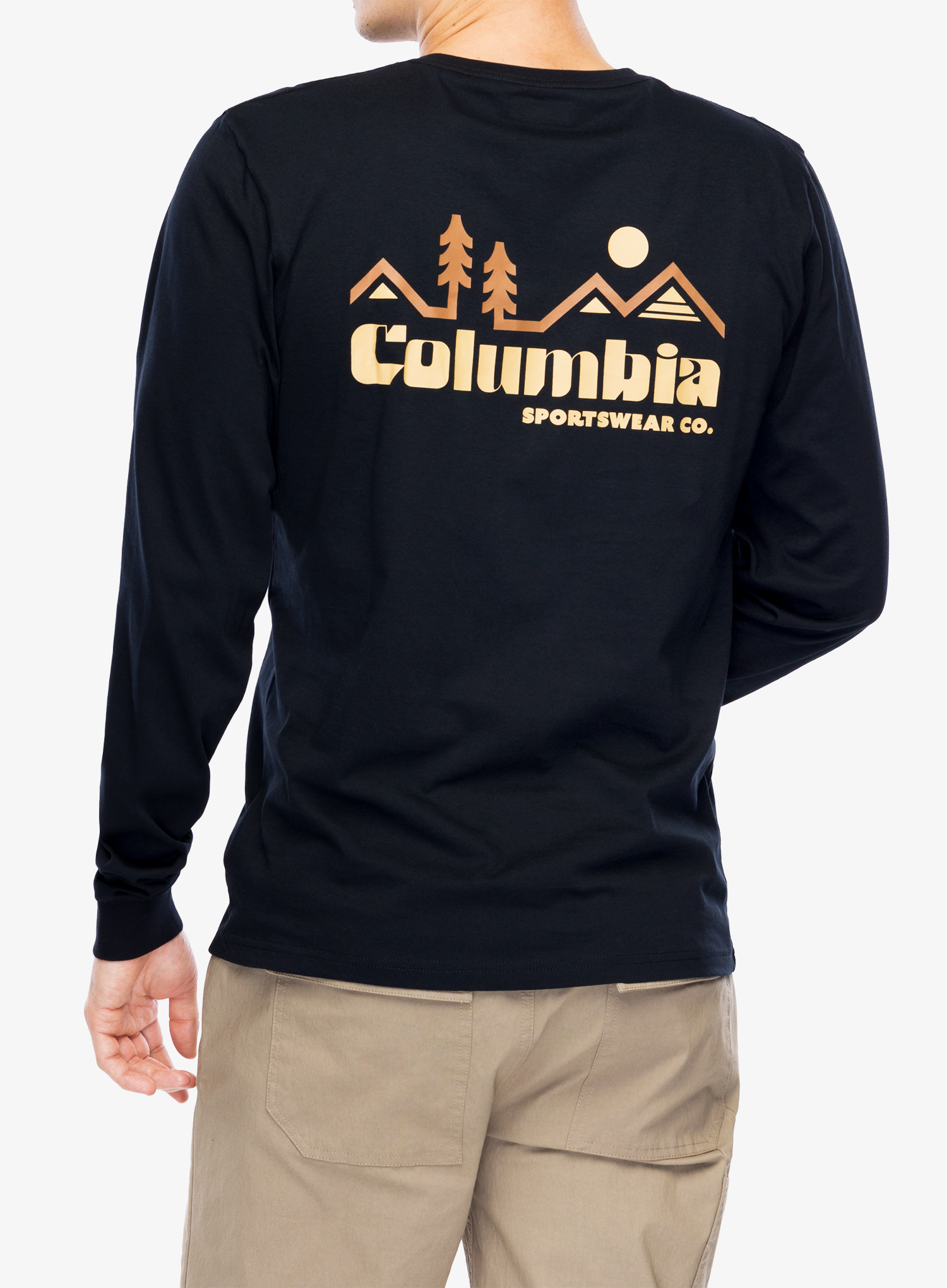 Longsleeve Columbia CSC Seasonal Logo LS Tee - black/peaked badge