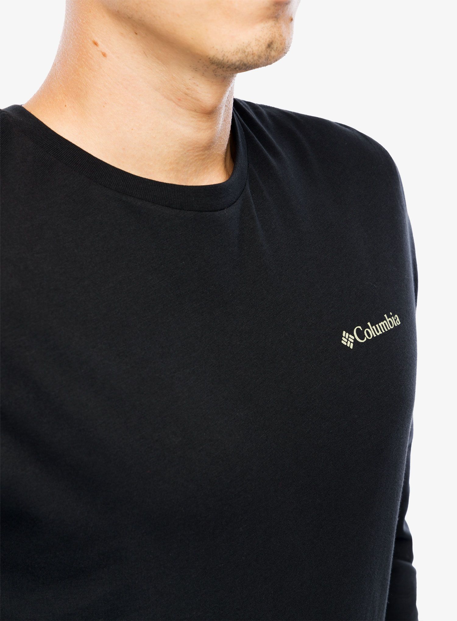 Longsleeve Columbia Explorers Canyon LS T-Shirt - black/torn sunscape