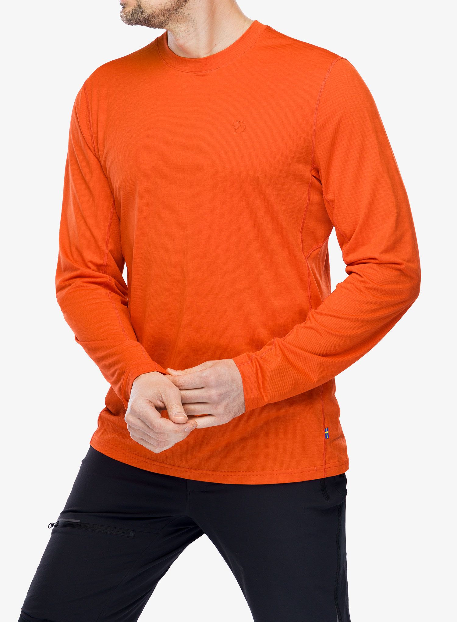Longsleeve Fjallraven Abisko Day Hike LS - flame orange