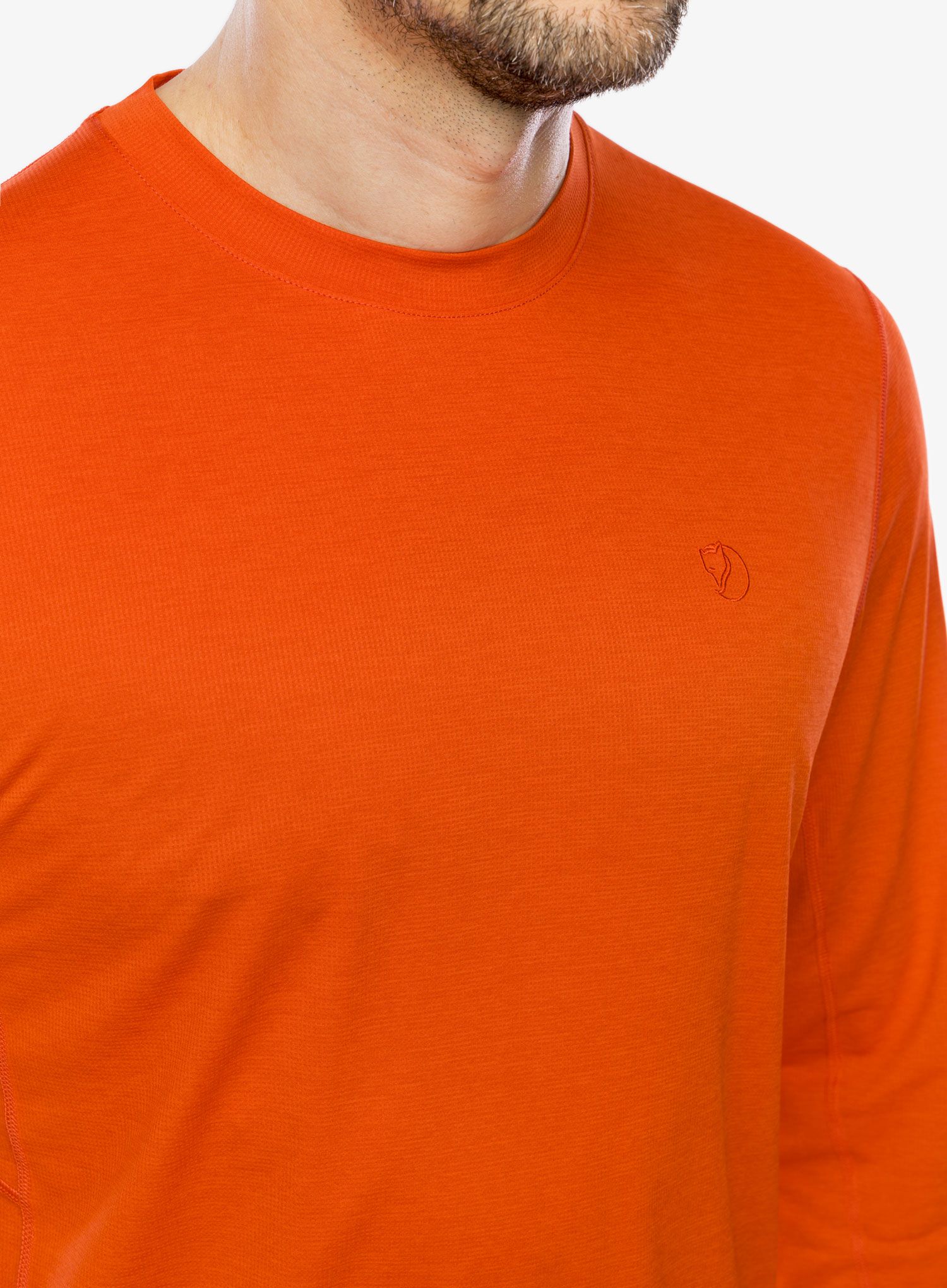 Longsleeve Fjallraven Abisko Day Hike LS - flame orange