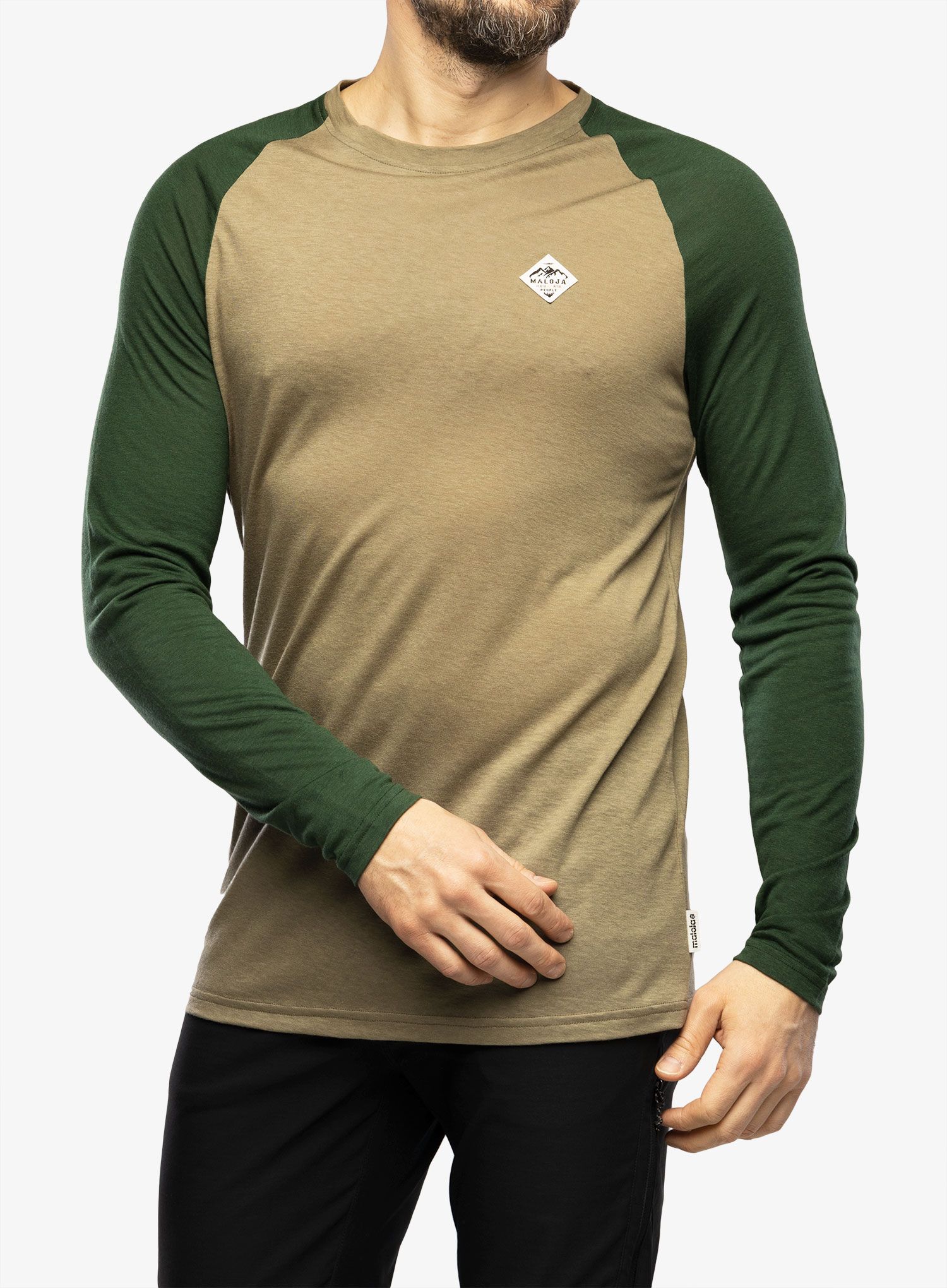 Longsleeve Maloja Traunstein - oak multi