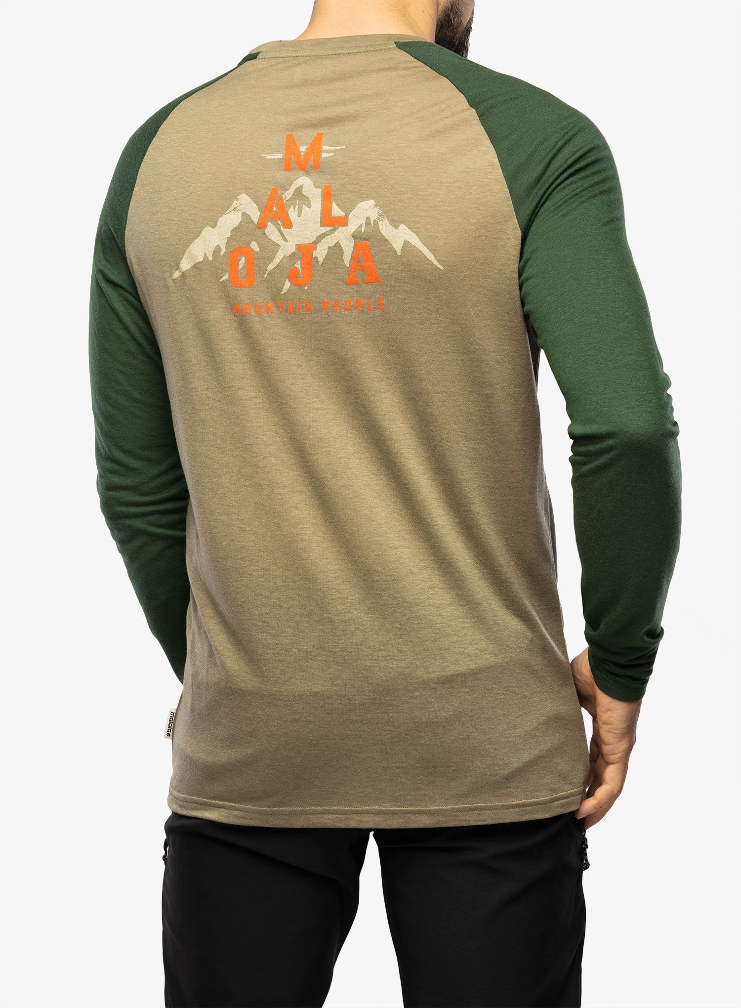 Longsleeve Maloja Traunstein - oak multi