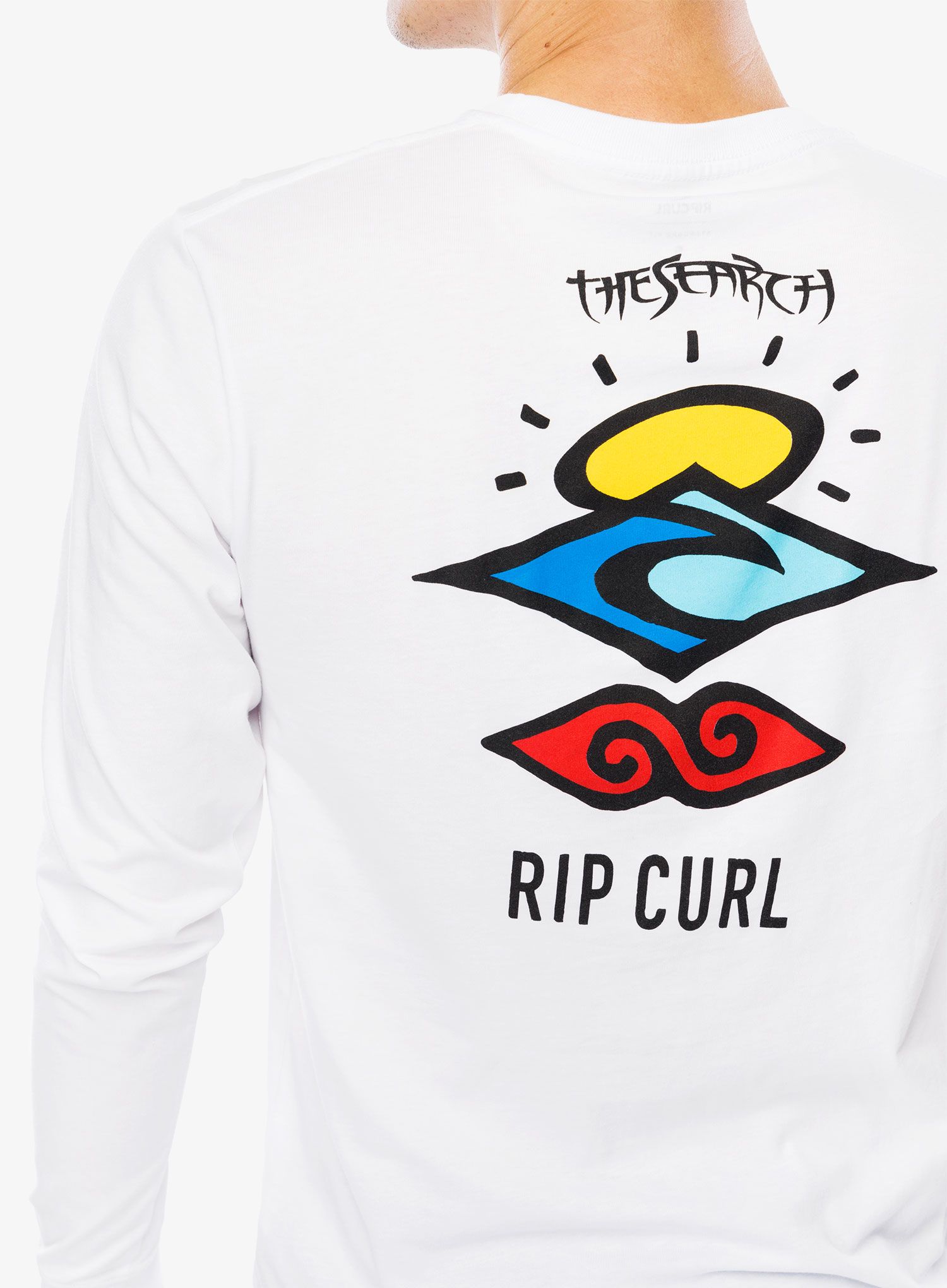 Longsleeve Rip Curl Search Icon L/S Tee - white/white