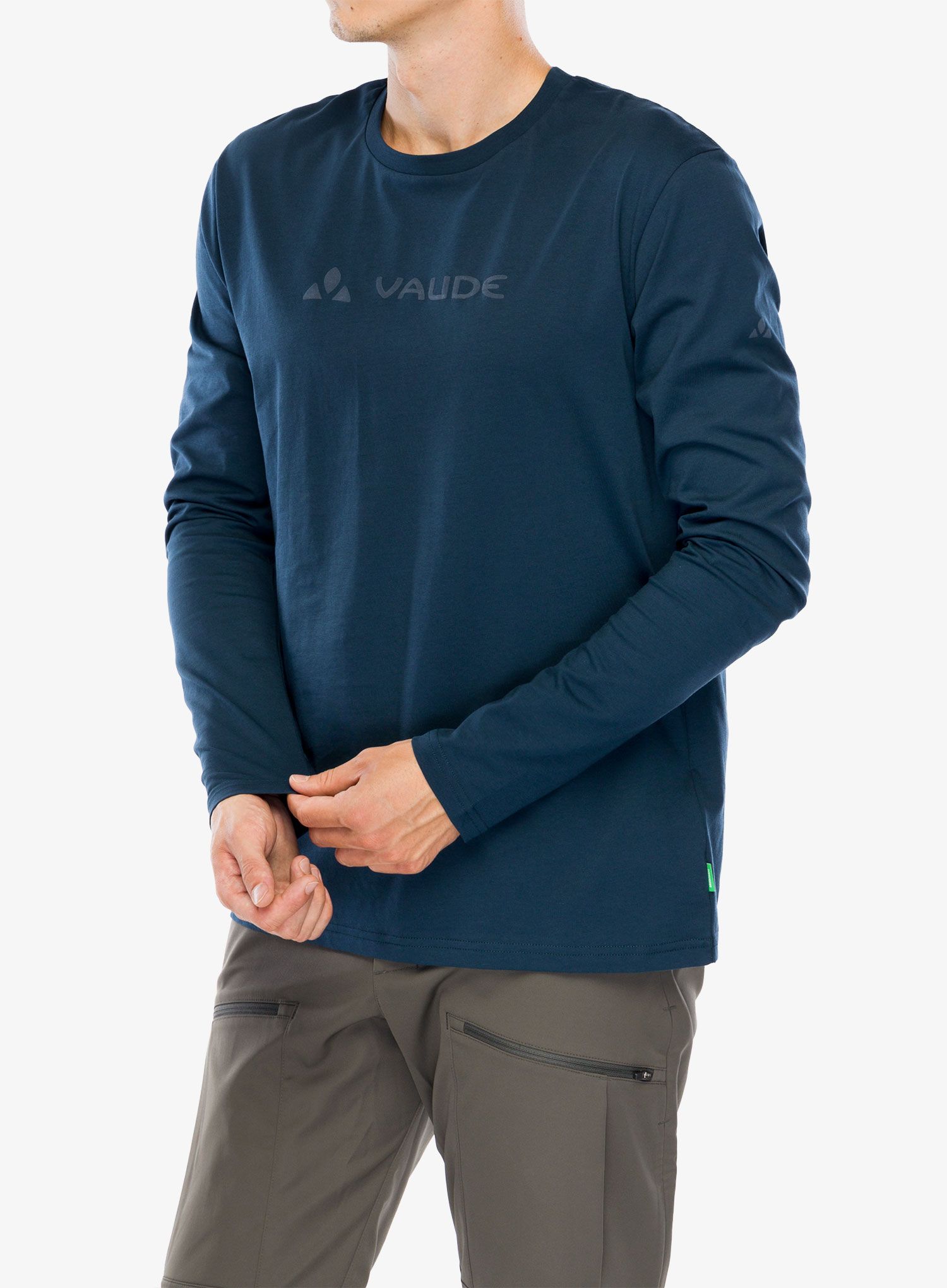 Longsleeve Vaude Logo LS T-Shirt - dark sea