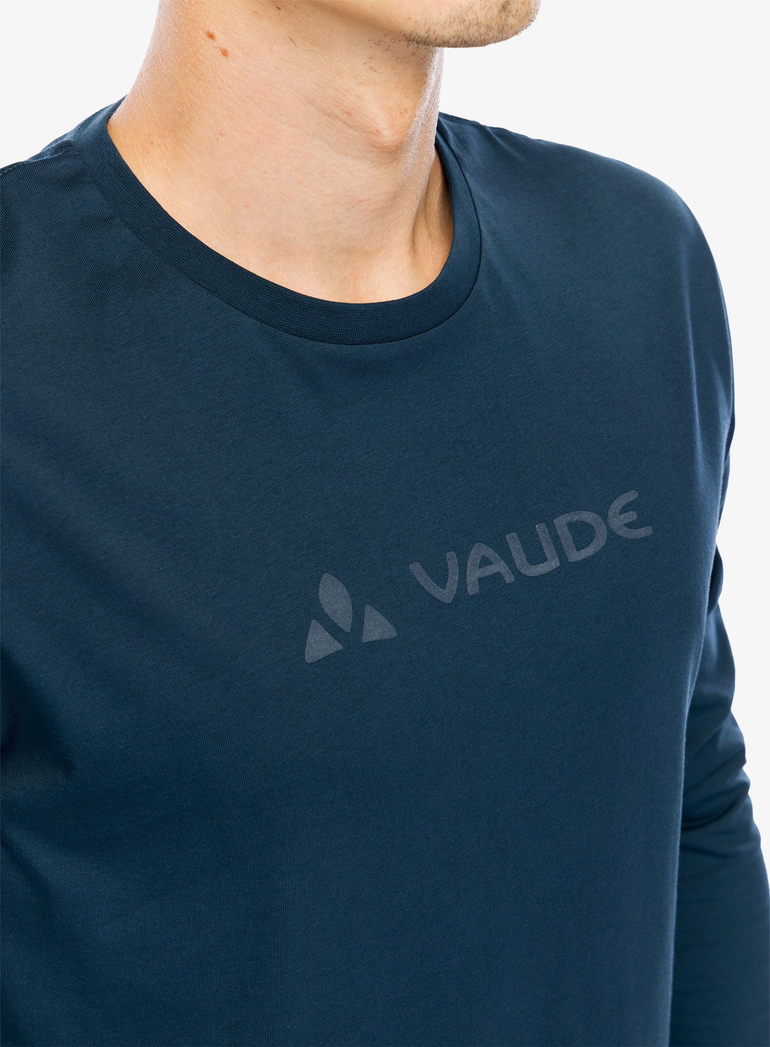 Longsleeve Vaude Logo LS T-Shirt - dark sea