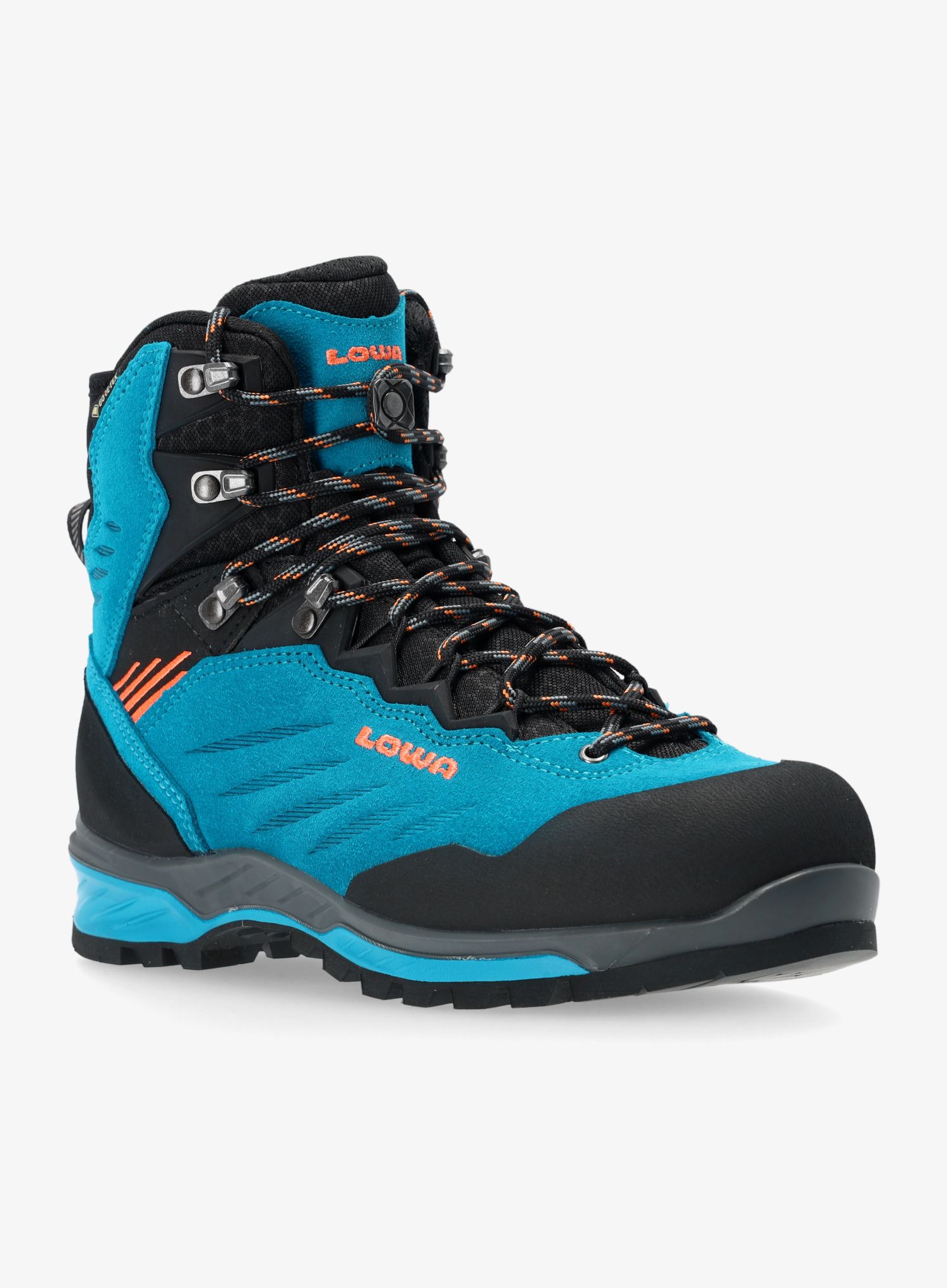 Dámské vysokohorské boty Lowa Cadin II GTX Mid - turquoise/mandarin