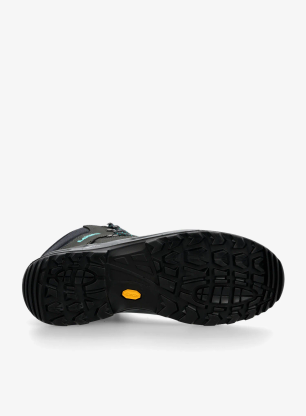 Trekové boty dámské Lowa Renegade GTX Mid - asphalt/turquoise