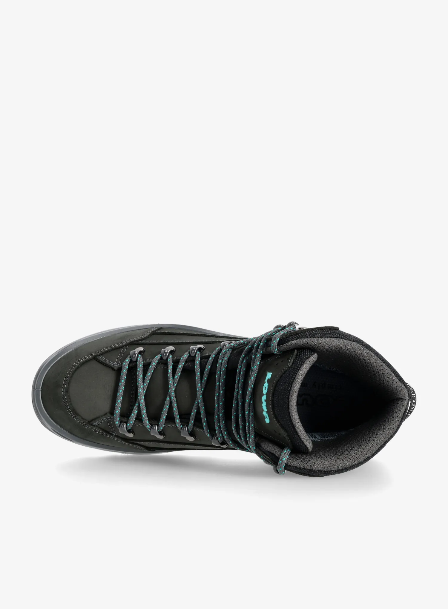 Trekové boty dámské Lowa Renegade GTX Mid - asphalt/turquoise