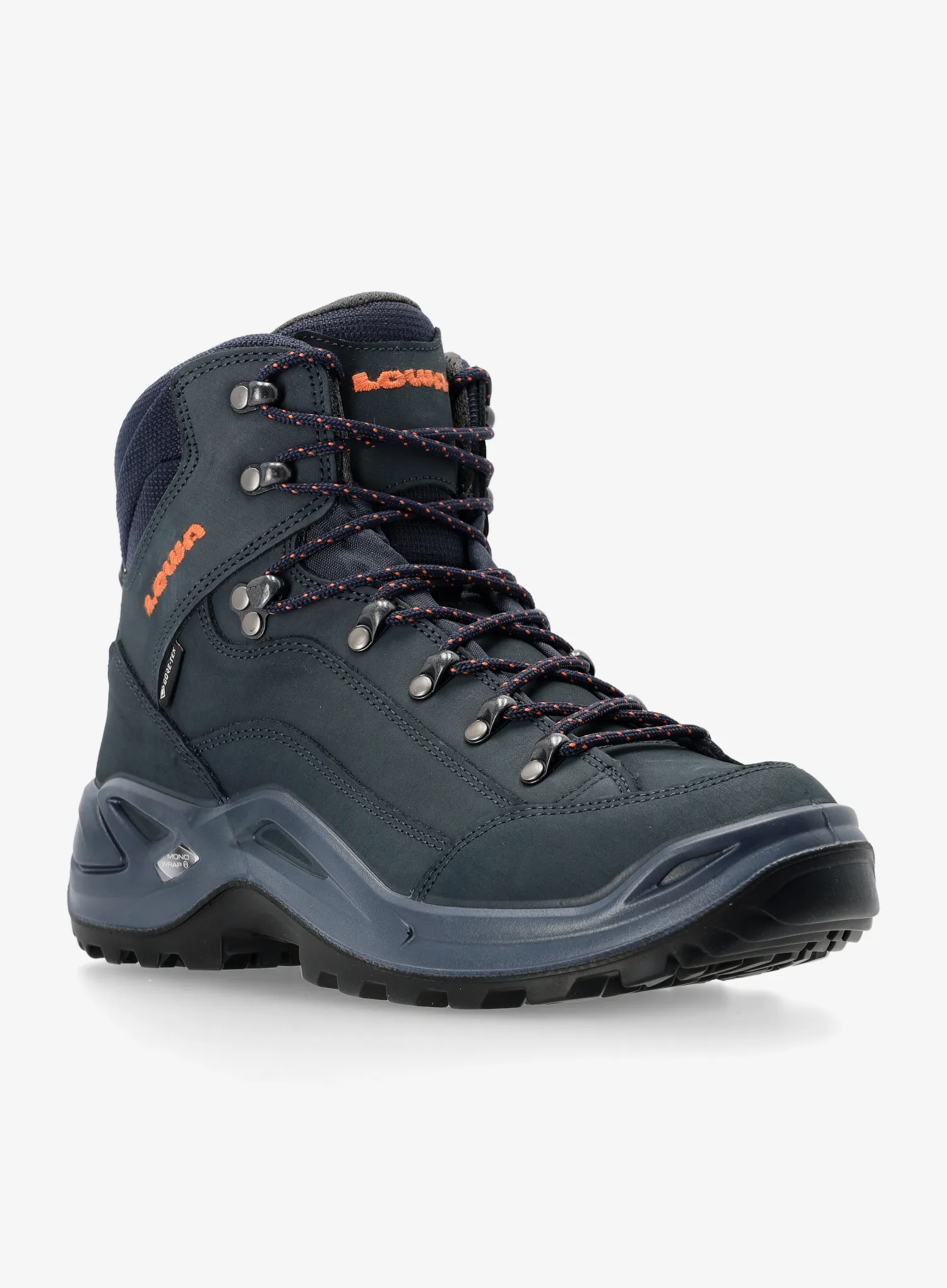 Trekové boty Lowa Renegade GTX Mid - navy/orange