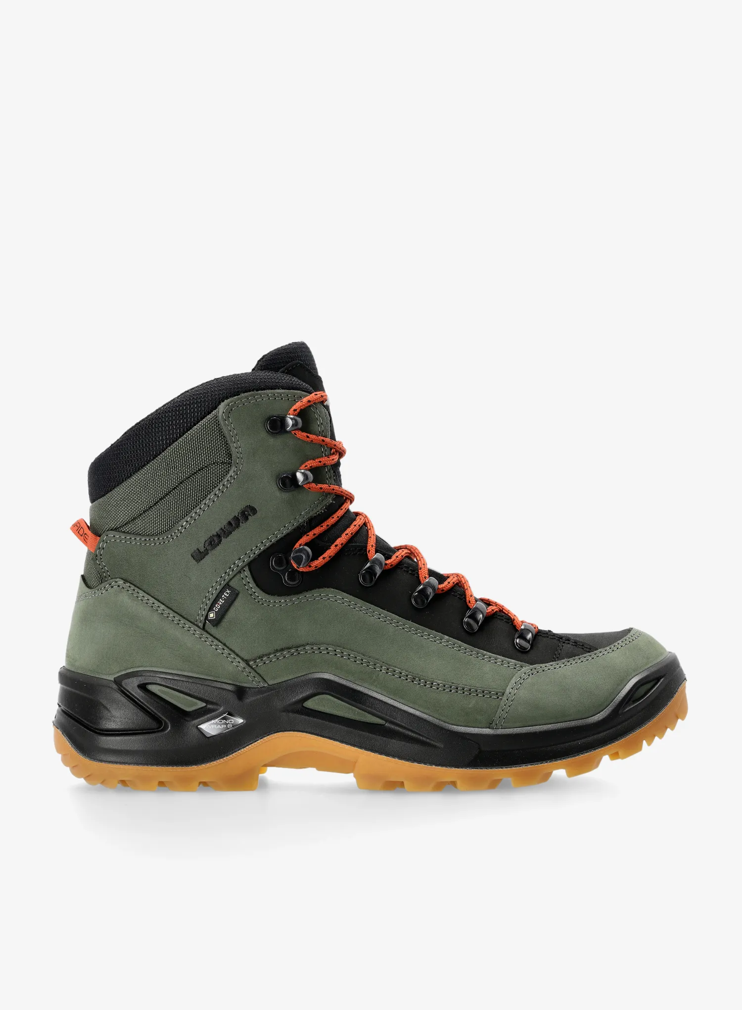 Turistické boty Lowa Renegade GTX Mid - forest/d.brown