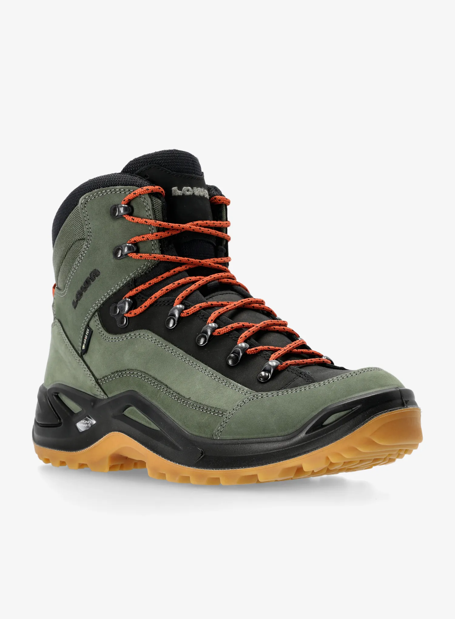 Turistické boty Lowa Renegade GTX Mid - forest/d.brown