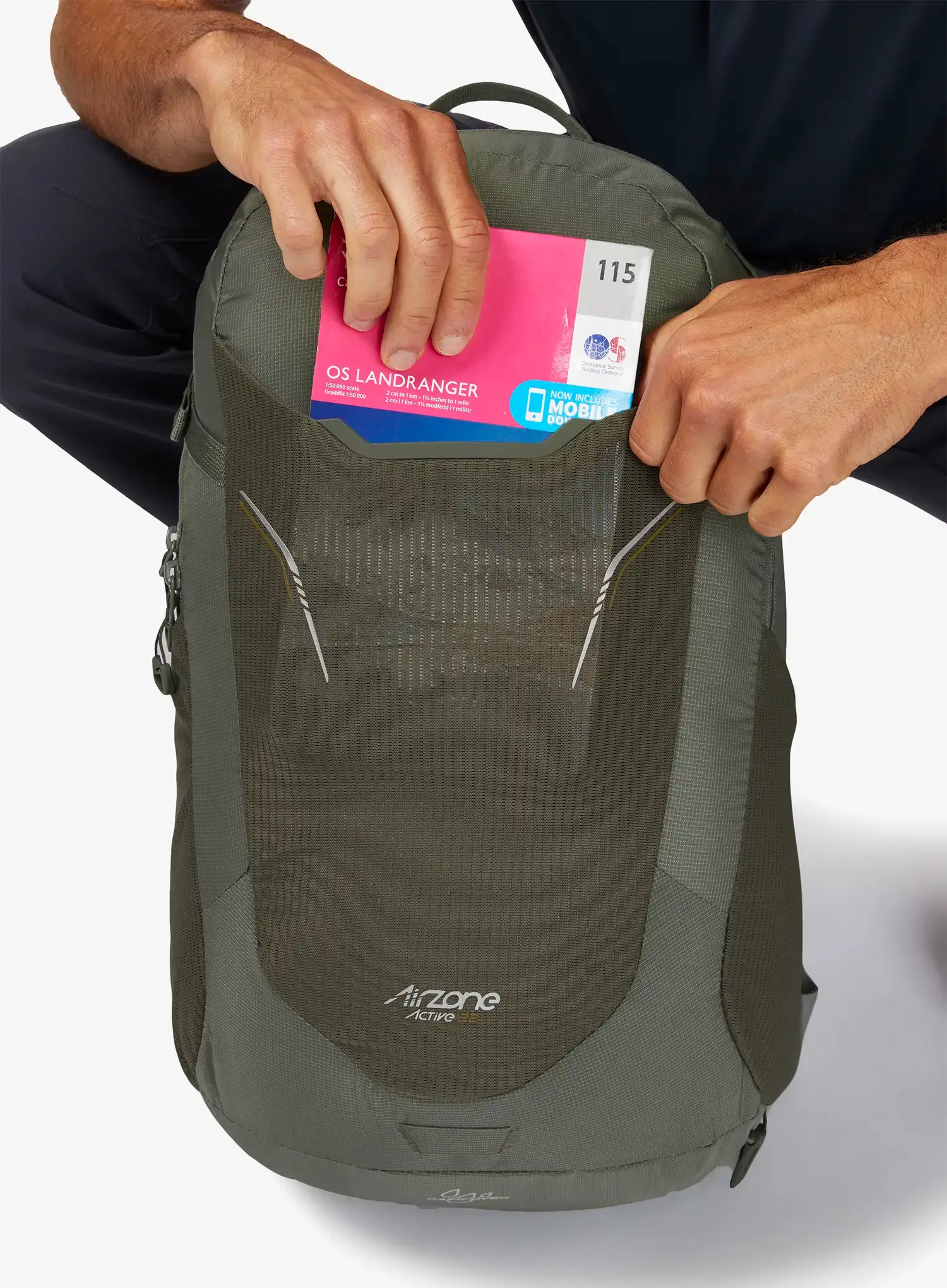 Turistický batoh Lowe Alpine AirZone Active 22 - light khaki